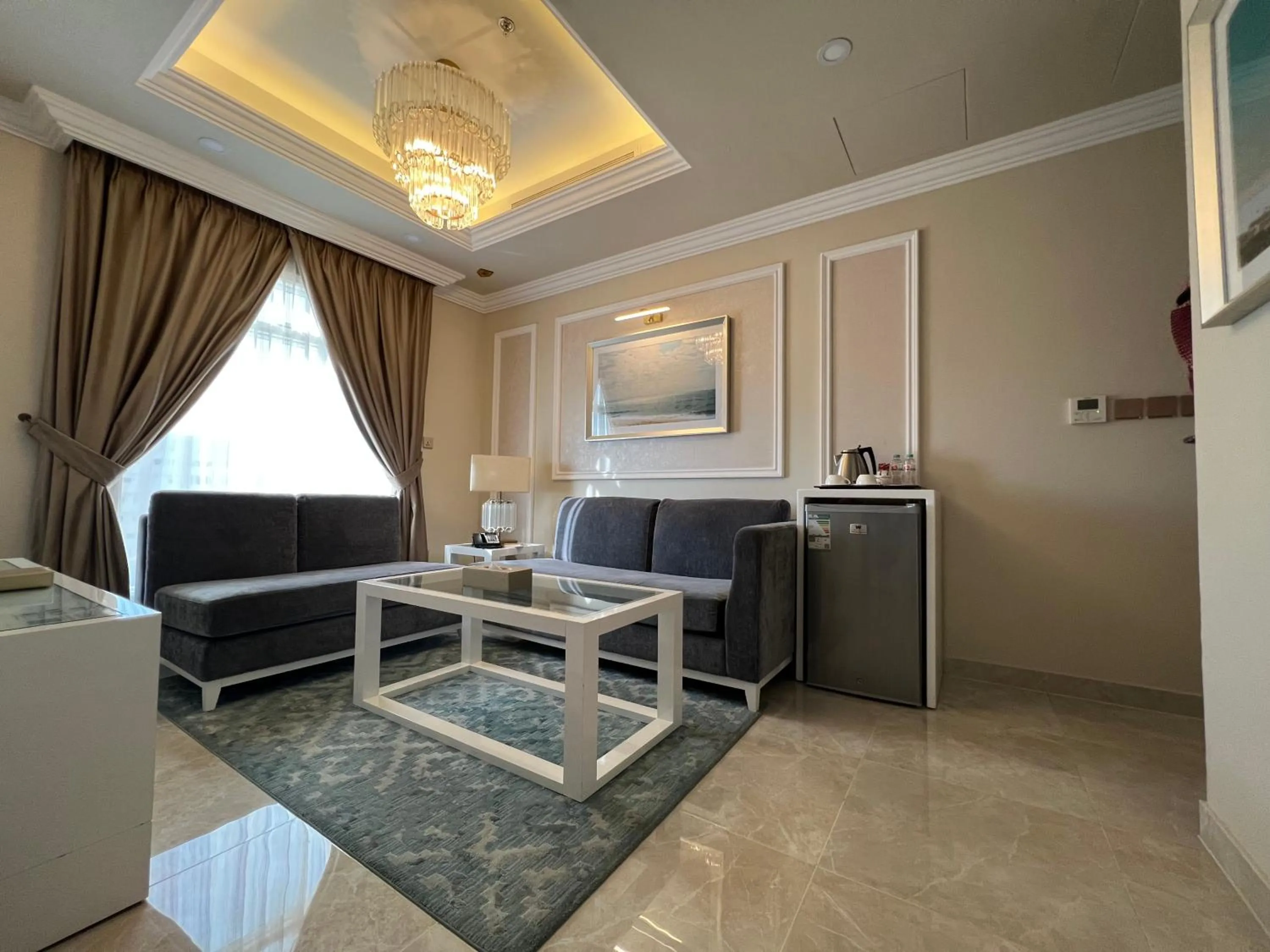 Living room in Remaj Hotel