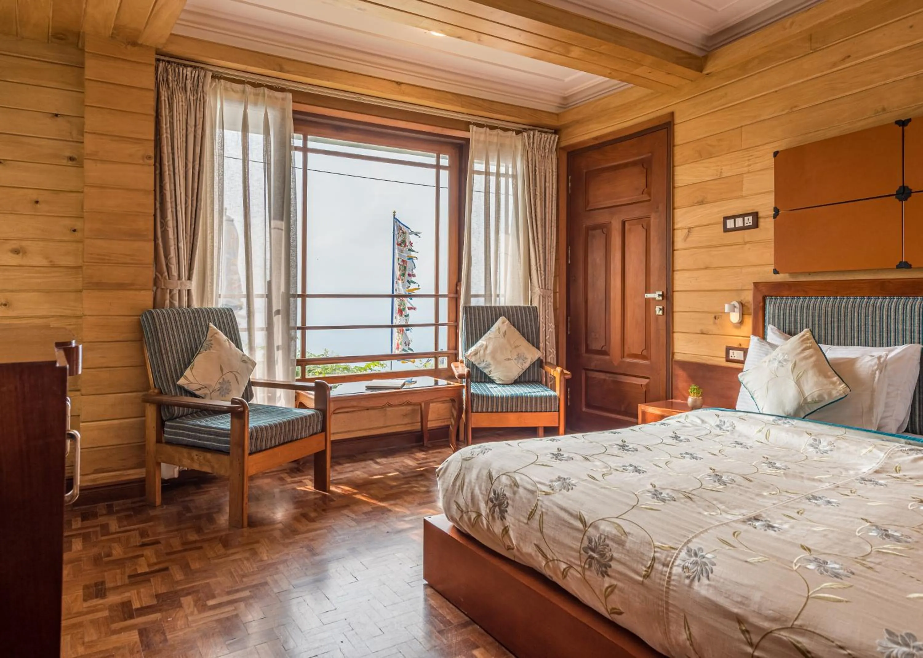 Bed in Udaan Dekeling Resort, Darjeeling