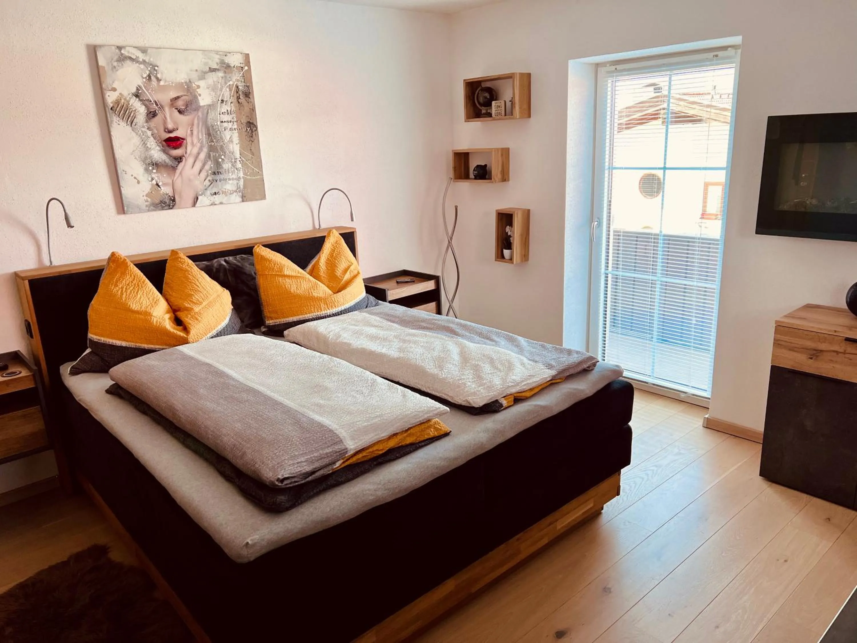 Bed in Musi Appartements