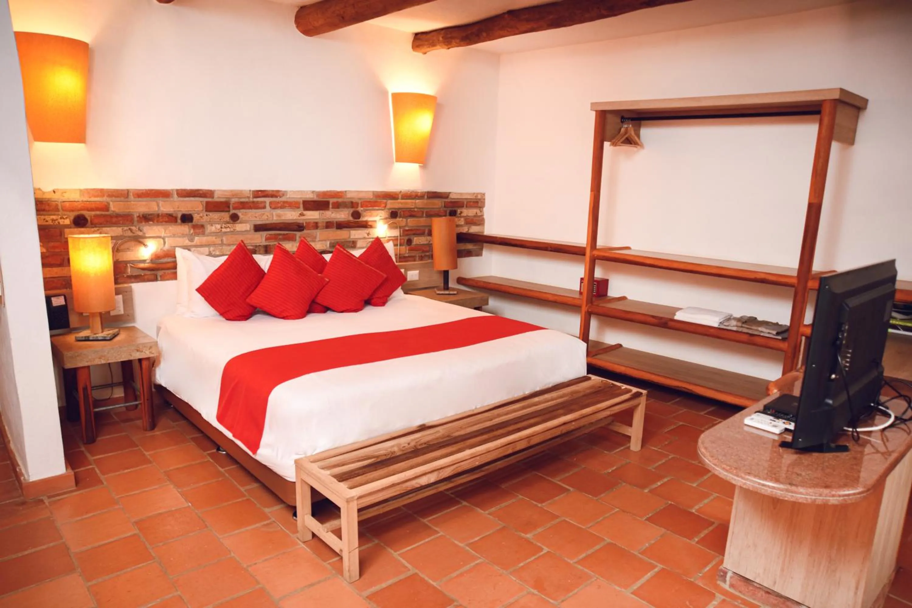 Bed in Hotel Terra Barichara