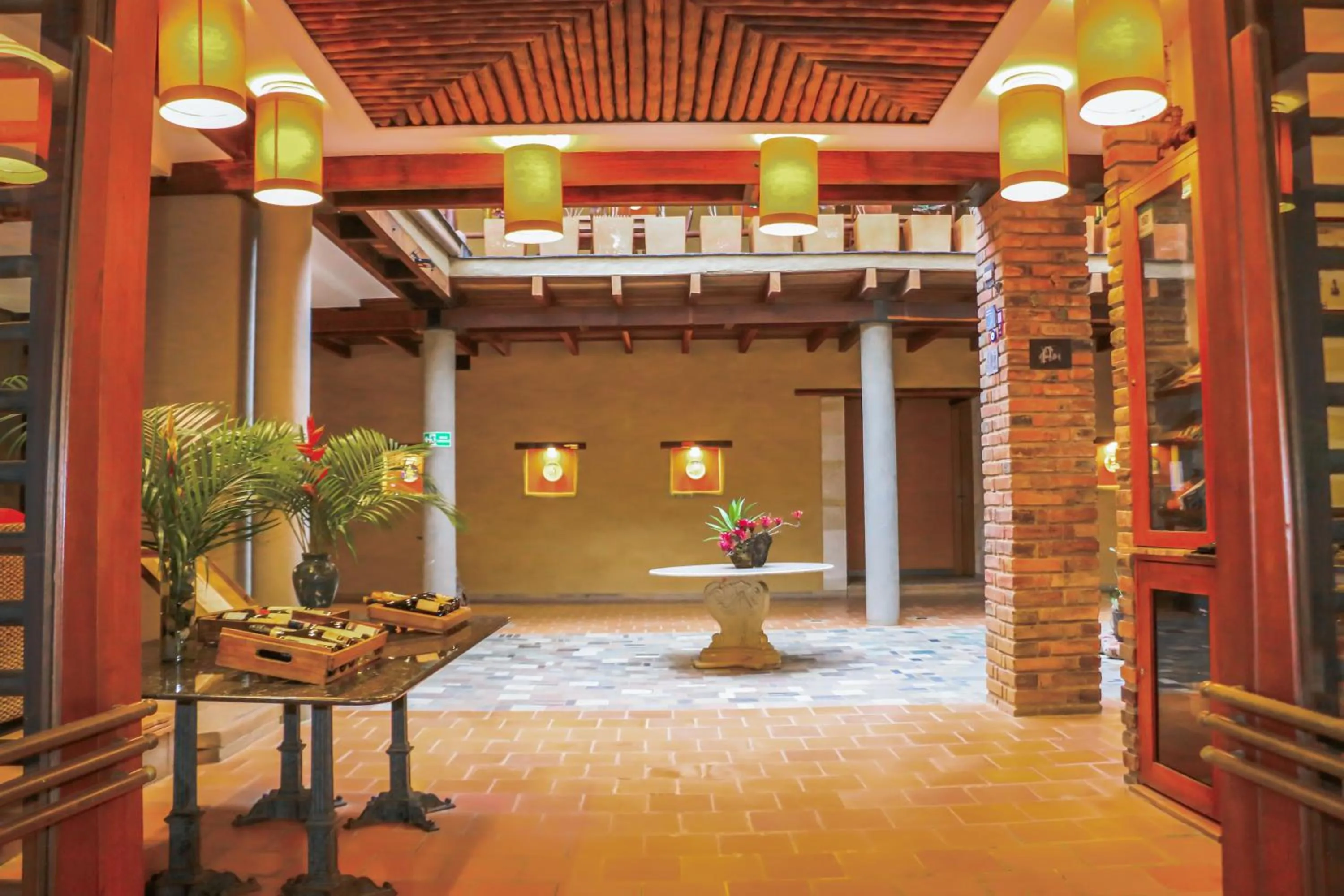 Patio in Hotel Terra Barichara