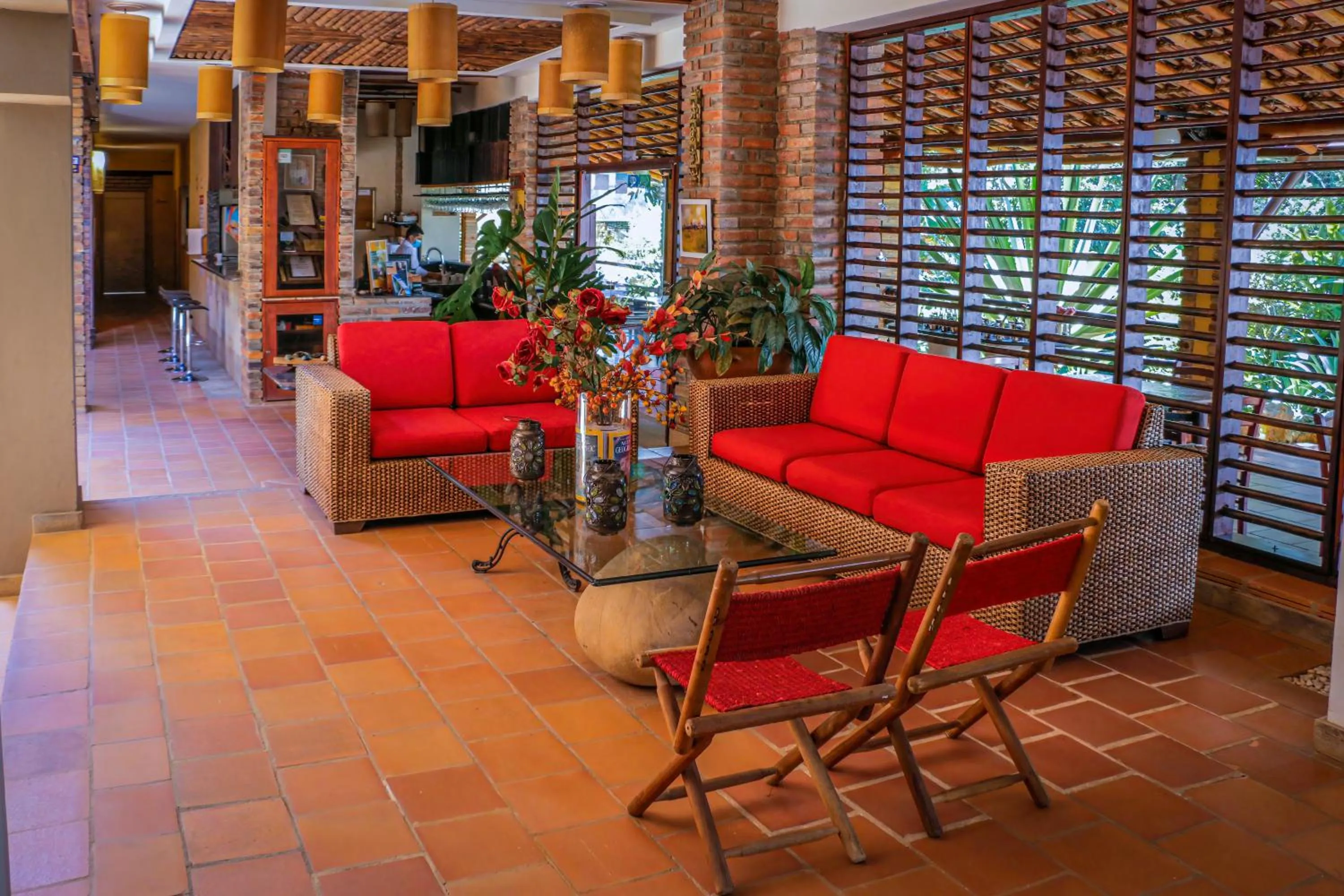 Living room in Hotel Terra Barichara