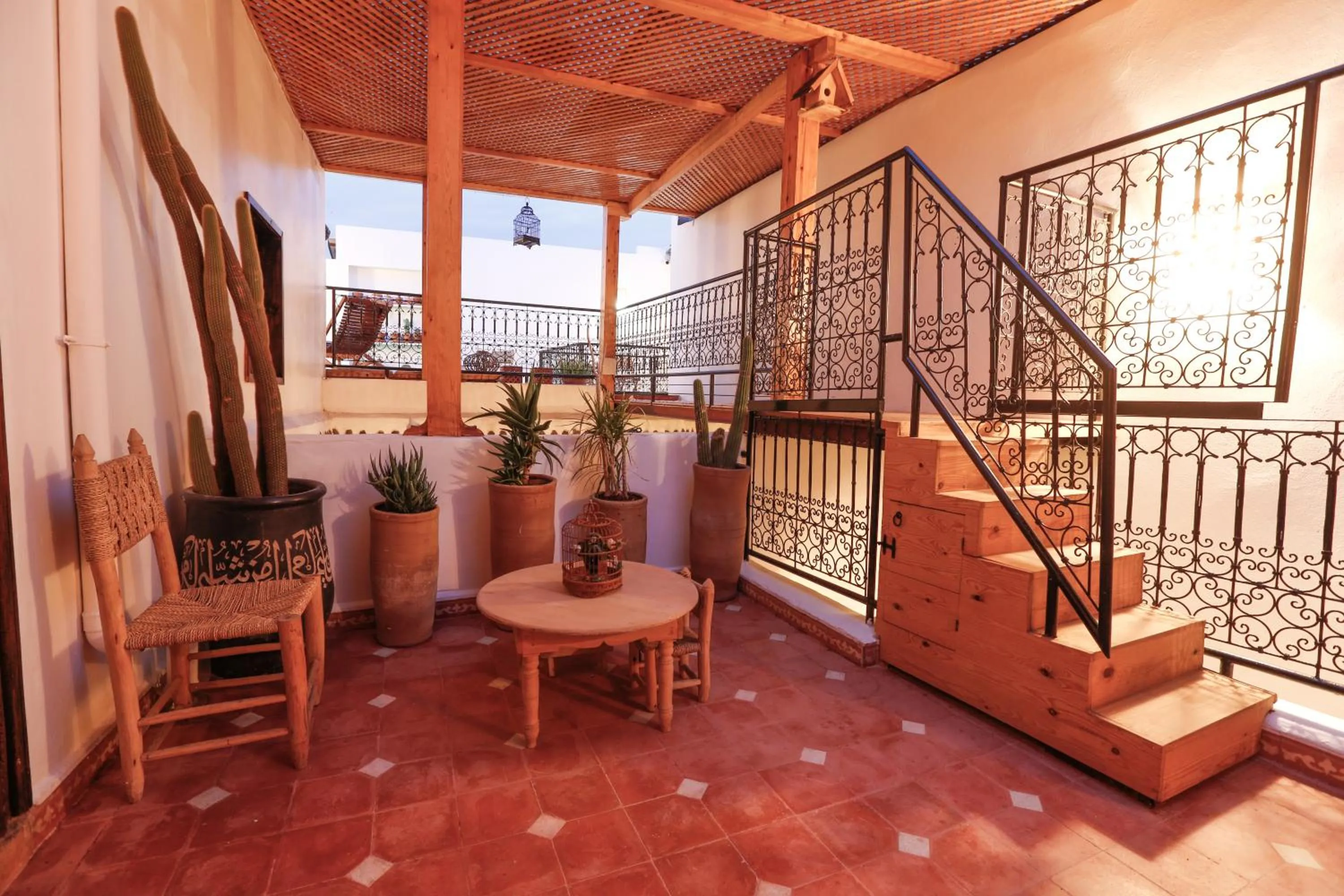Patio in Riad Dada Mouss & Suites