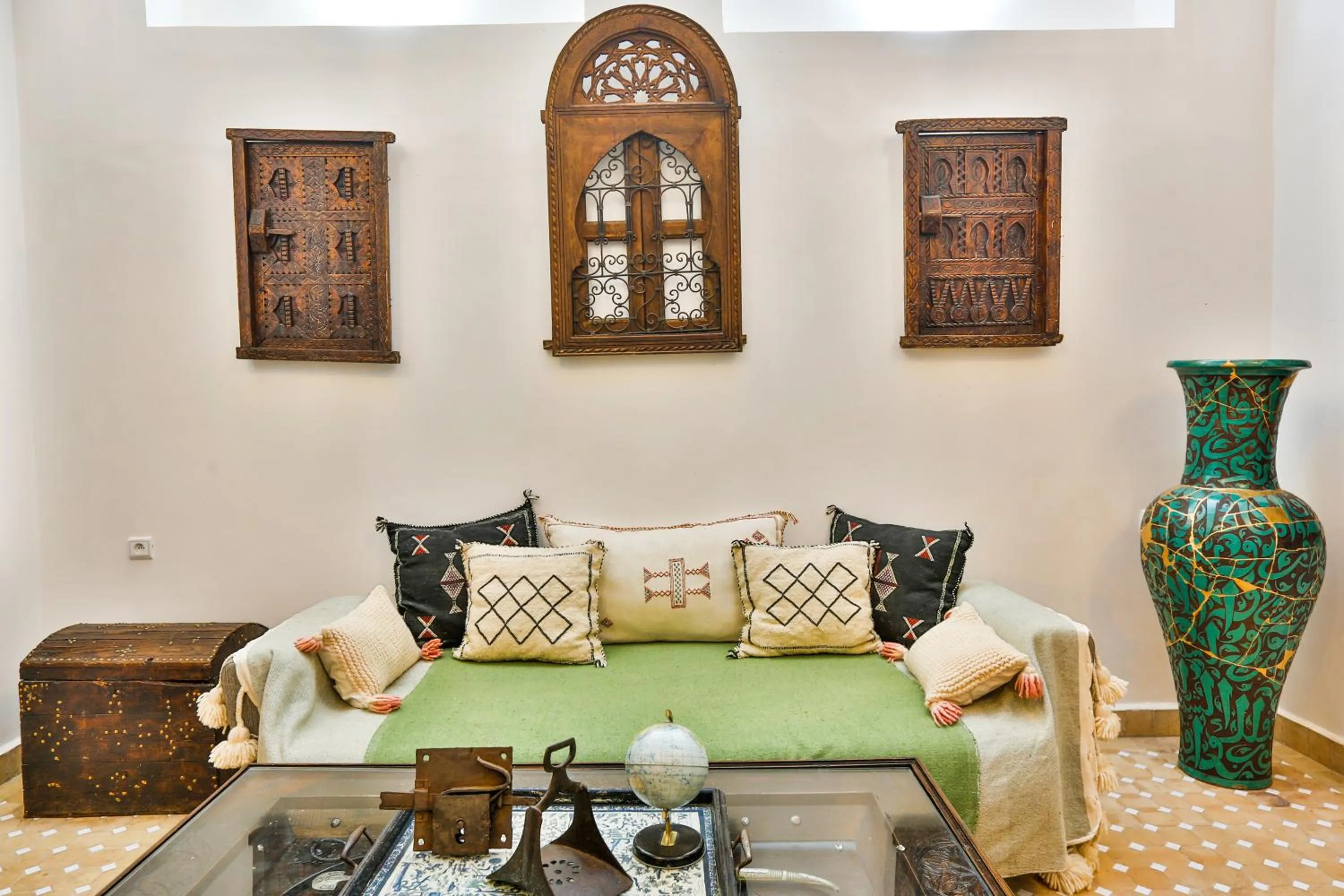 Living room in Riad Dada Mouss & Suites