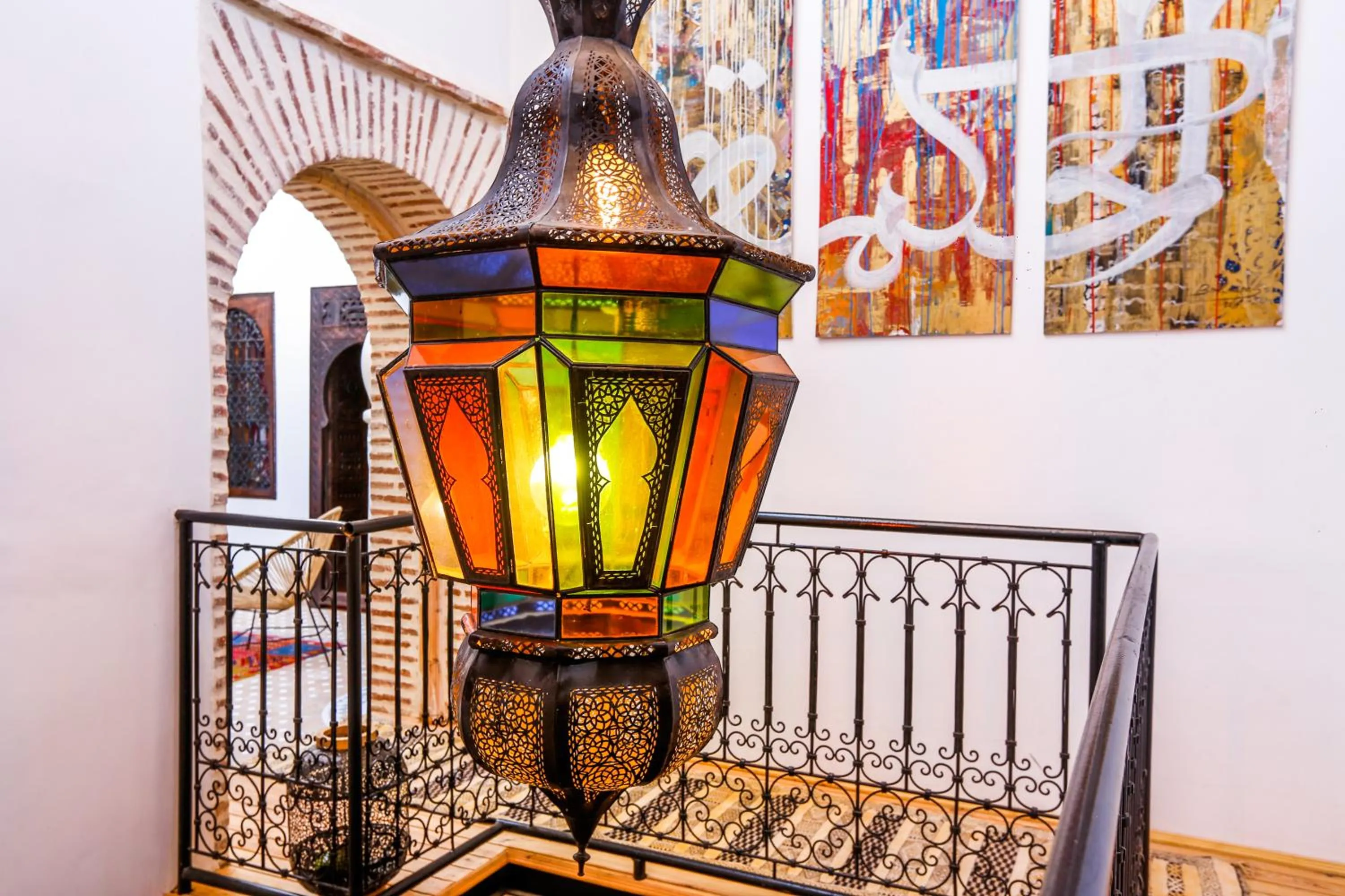 Patio in Riad Dada Mouss & Suites