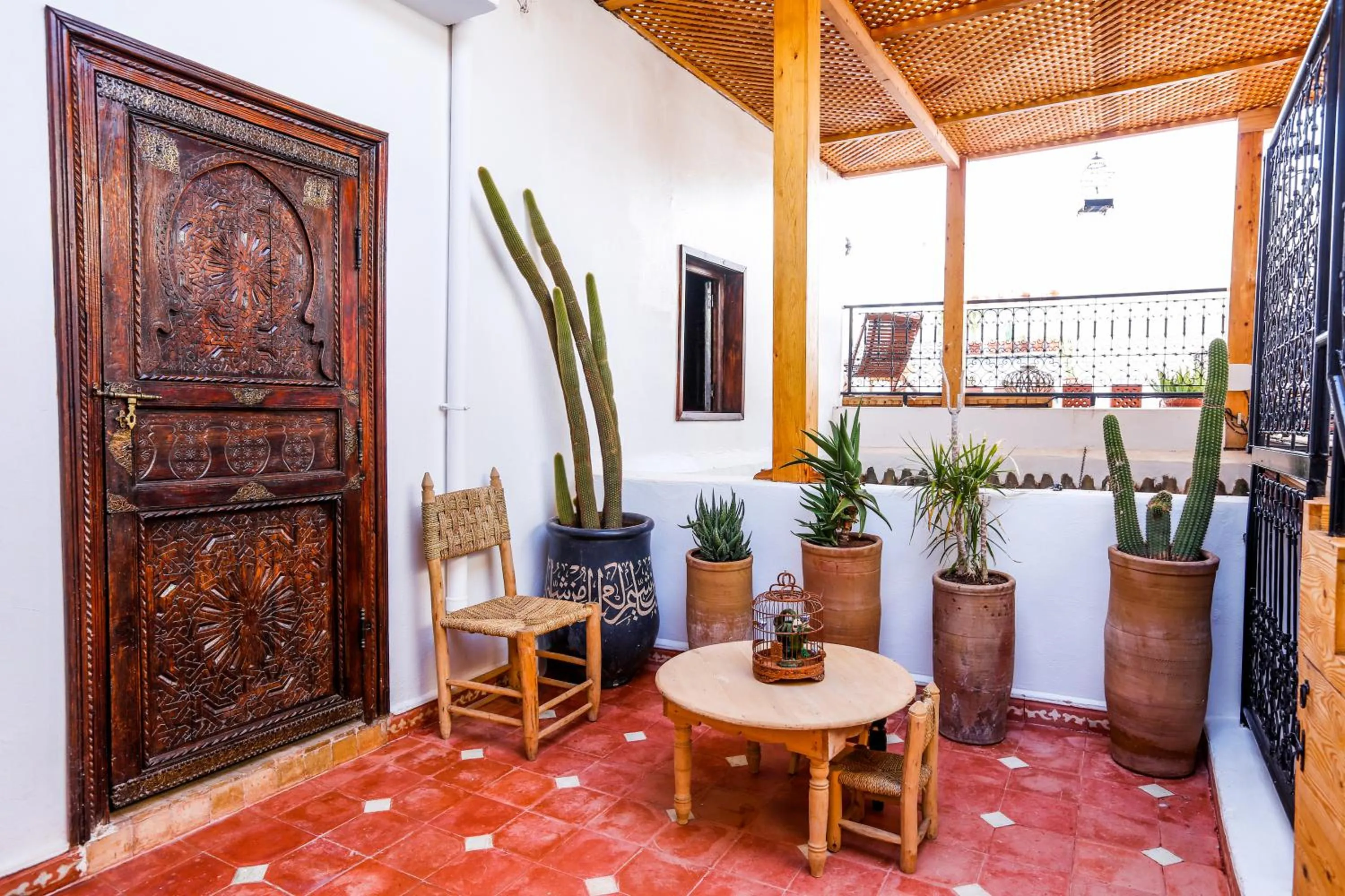 Patio in Riad Dada Mouss & Suites