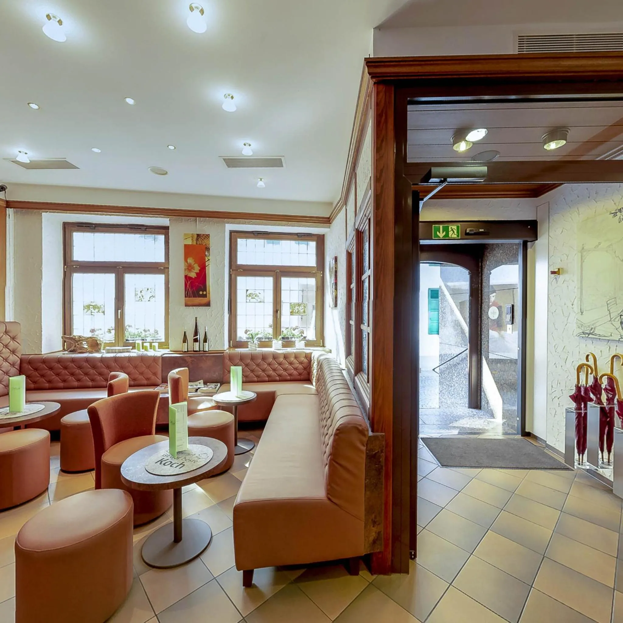 Lobby or reception in Hotel Felsenkeller