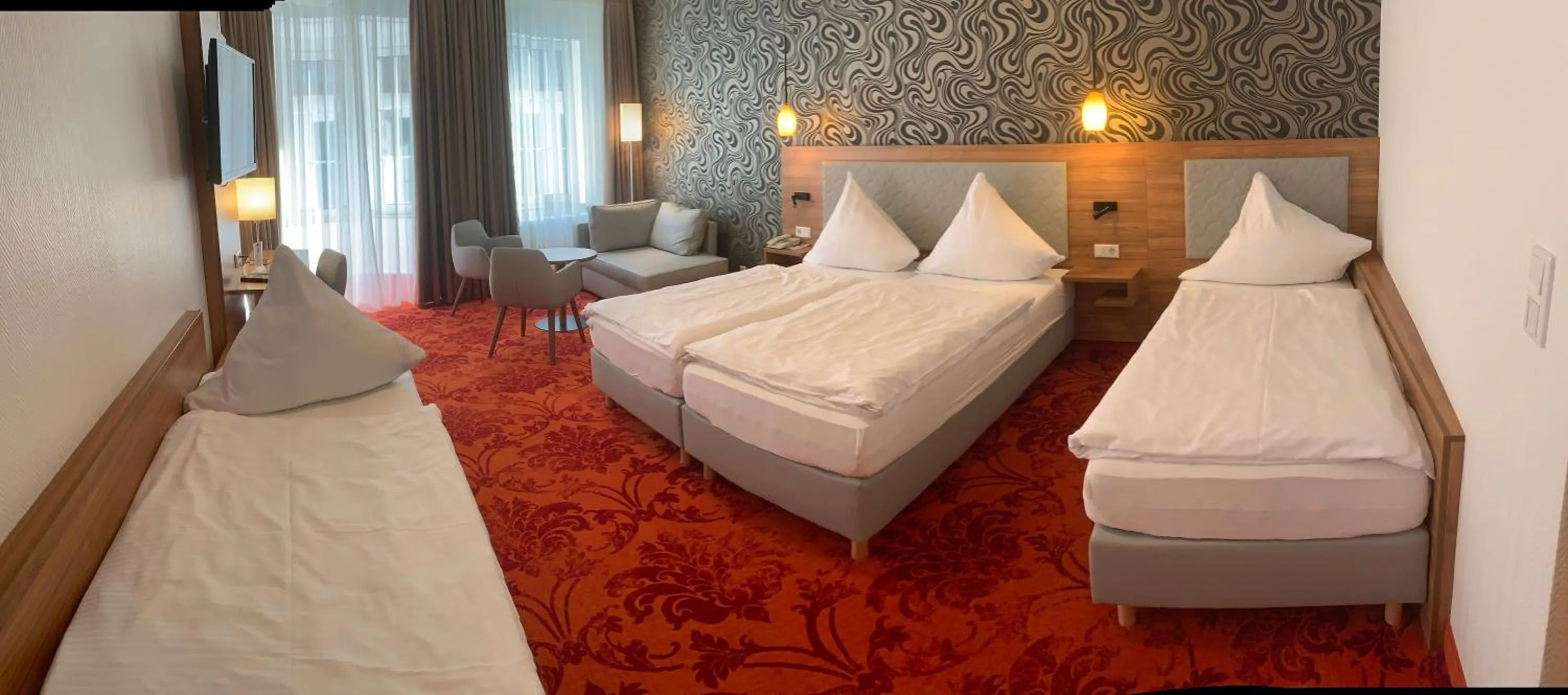 TV and multimedia, Bed in Hotel Felsenkeller