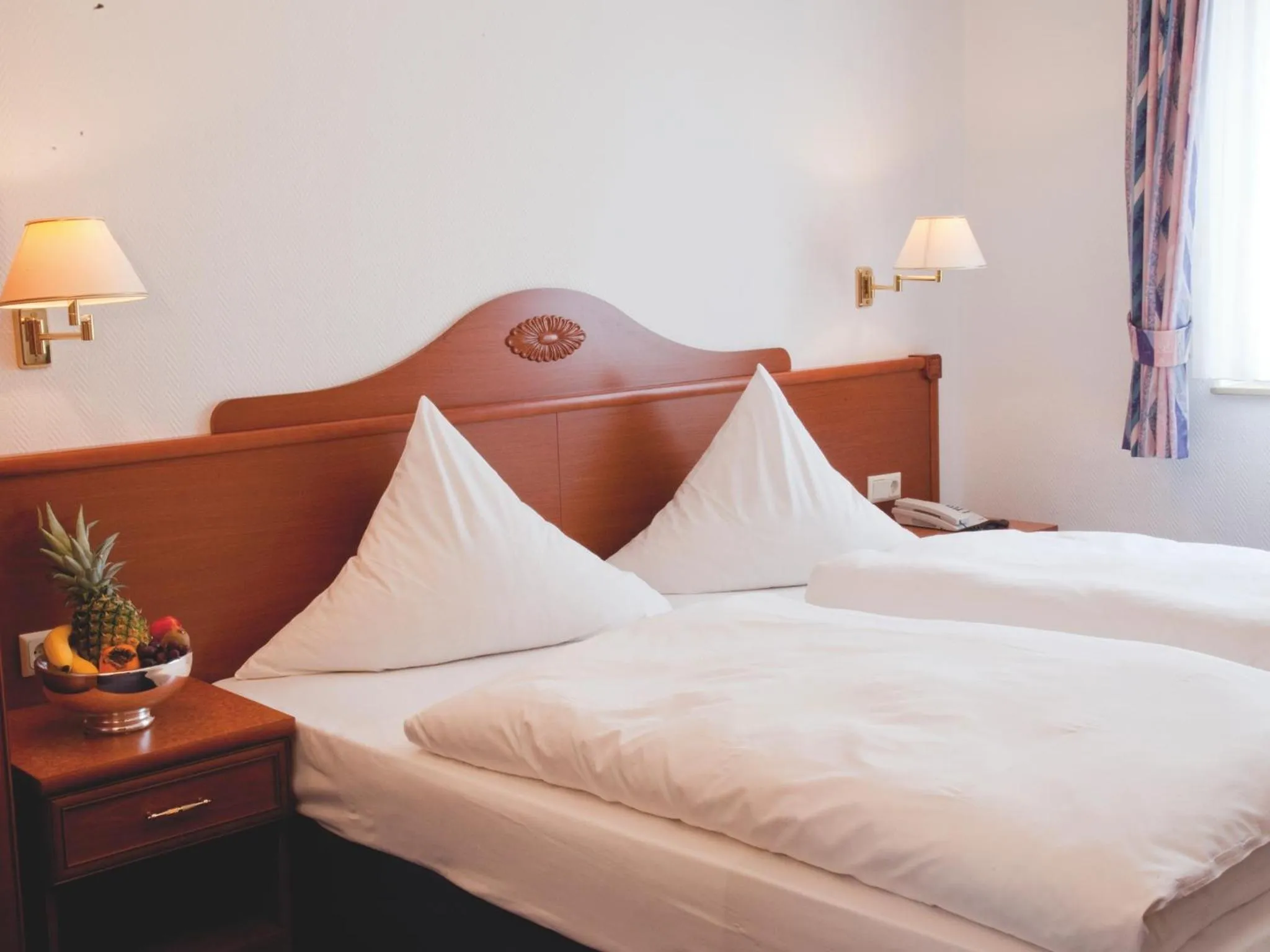 Bed in Hotel Felsenkeller