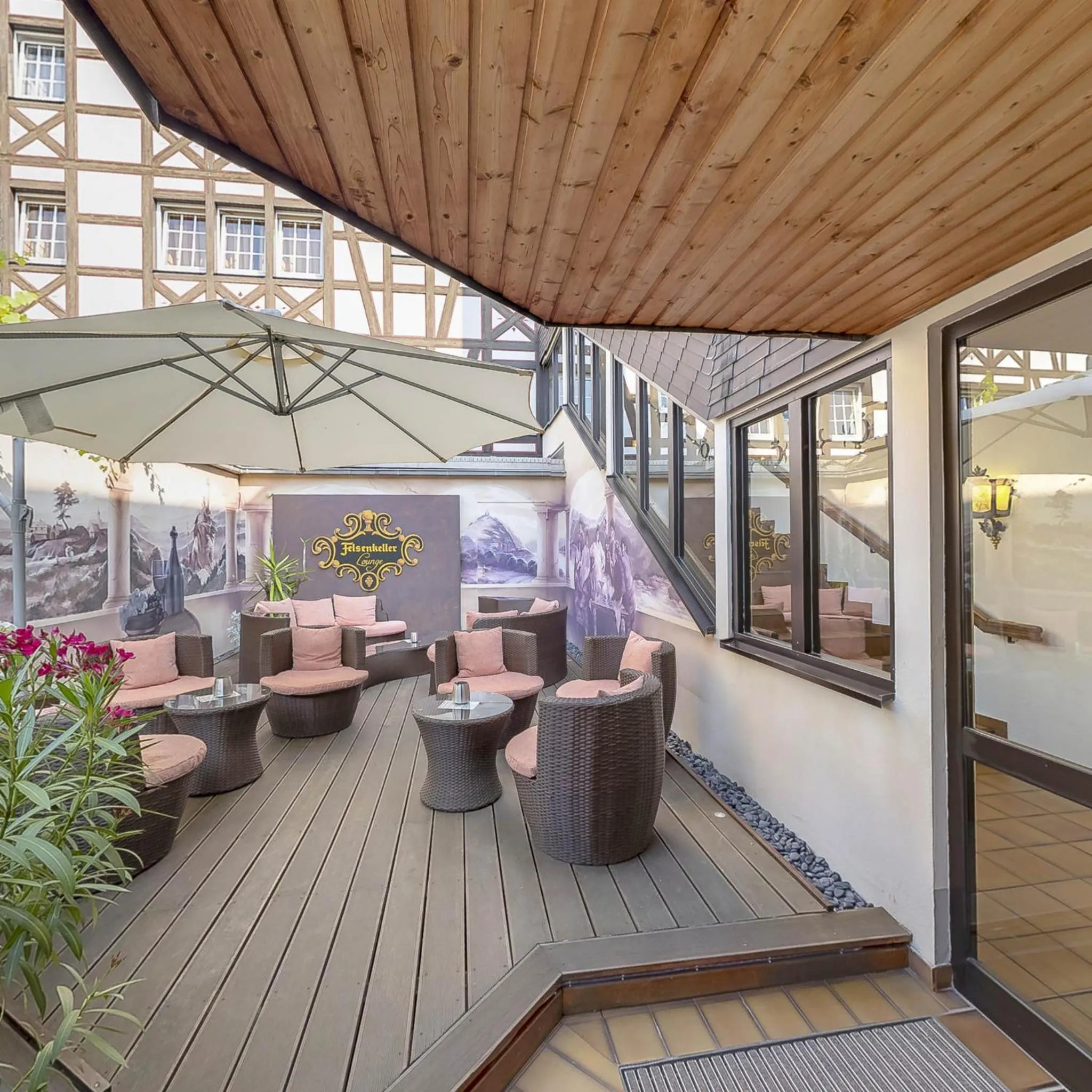 Garden in Hotel Felsenkeller