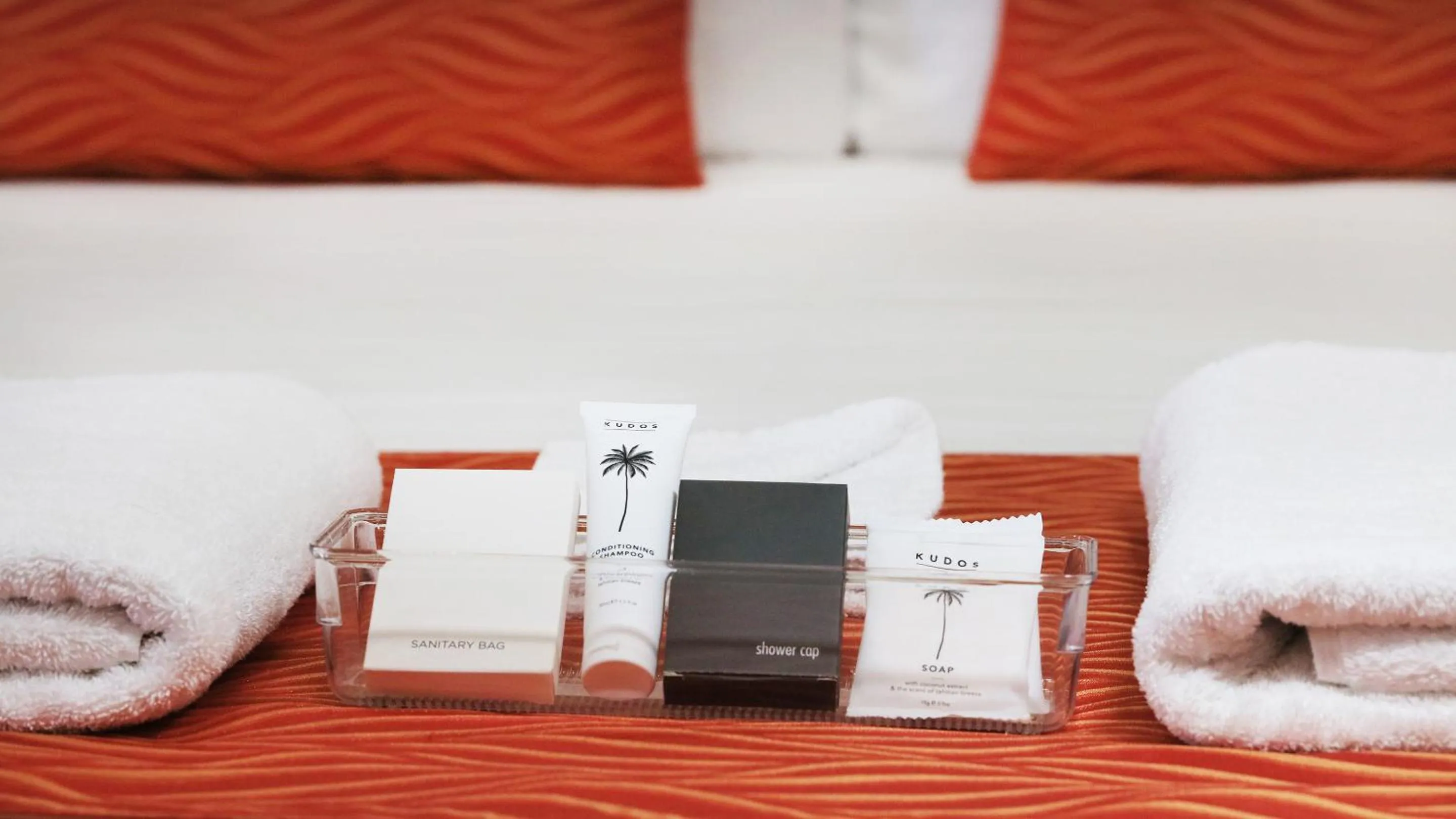 Decorative detail, Bed in Breakout Motor Inn