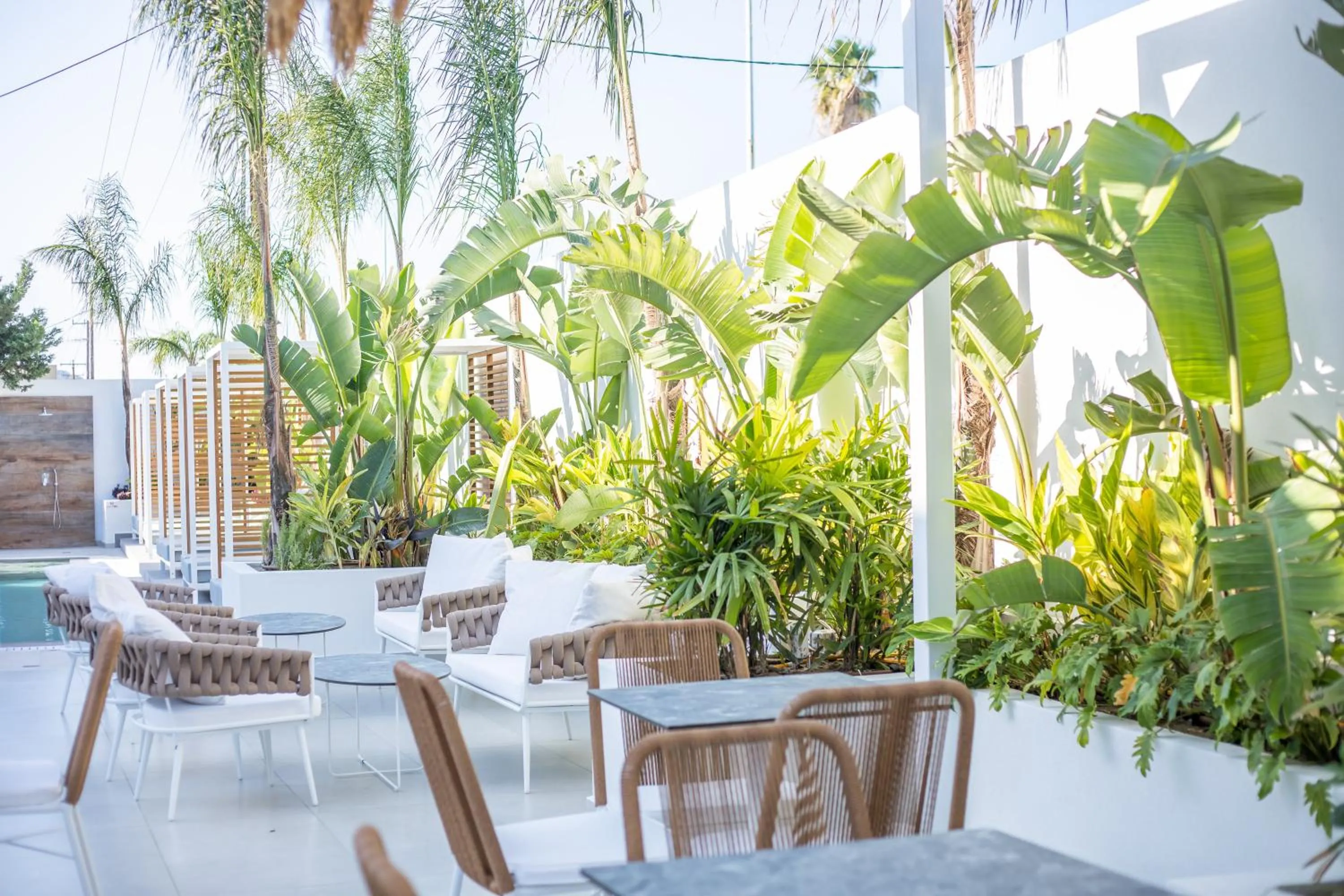 Seating area in Casa Stavris