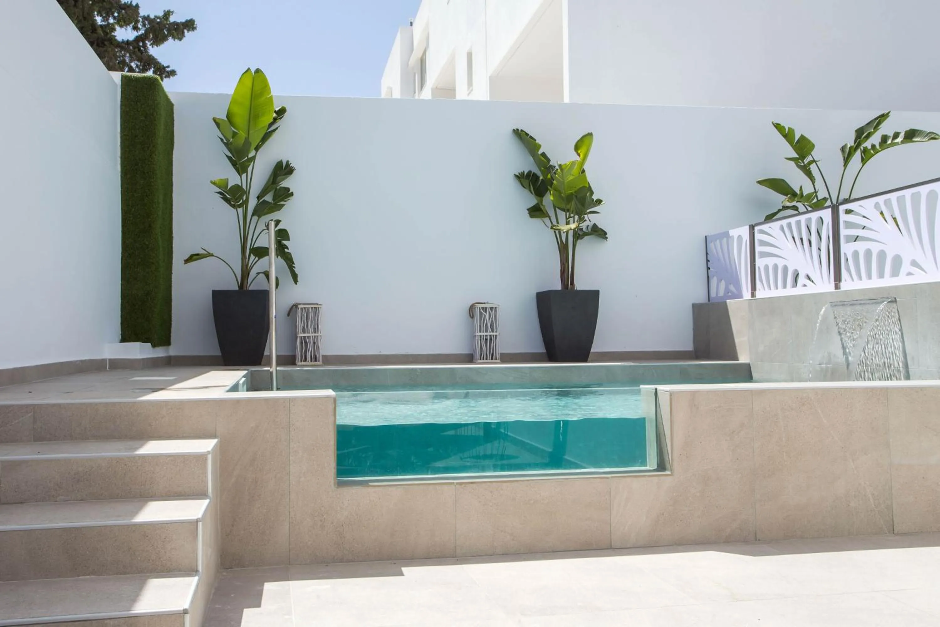 Pool view in Casa Stavris