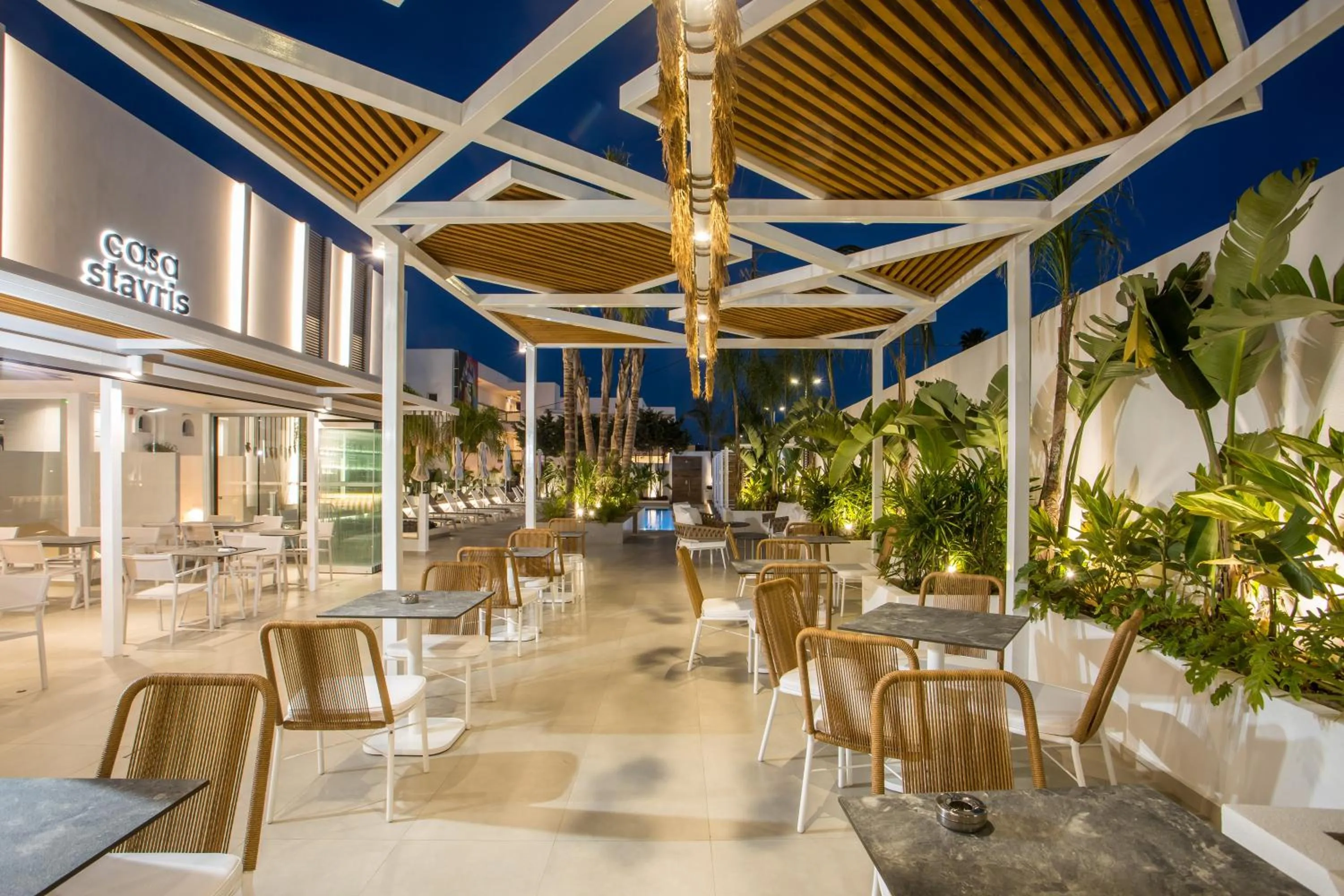 Seating area in Casa Stavris
