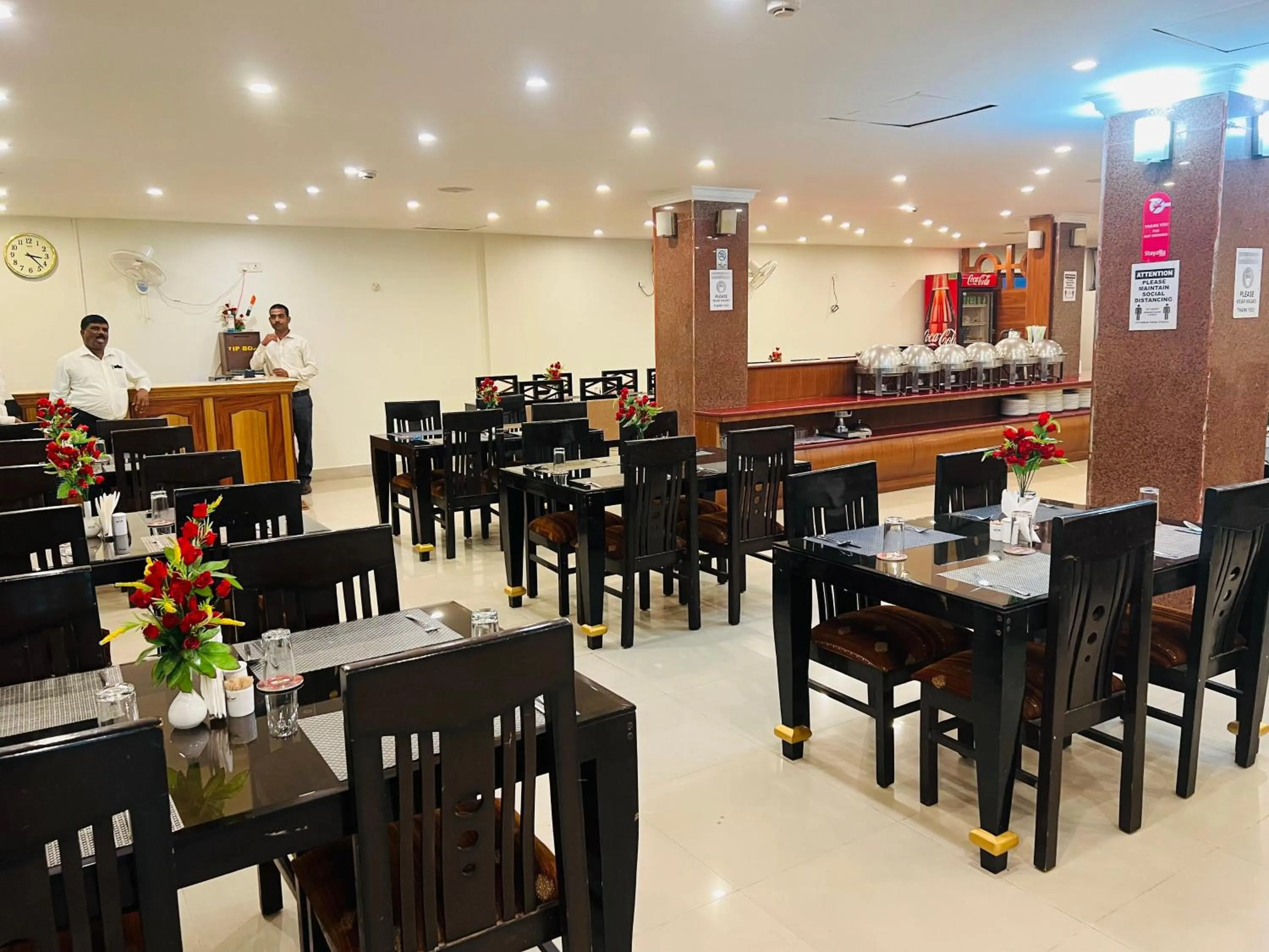 Restaurant/places to eat in Bodhgaya Regency Hotel