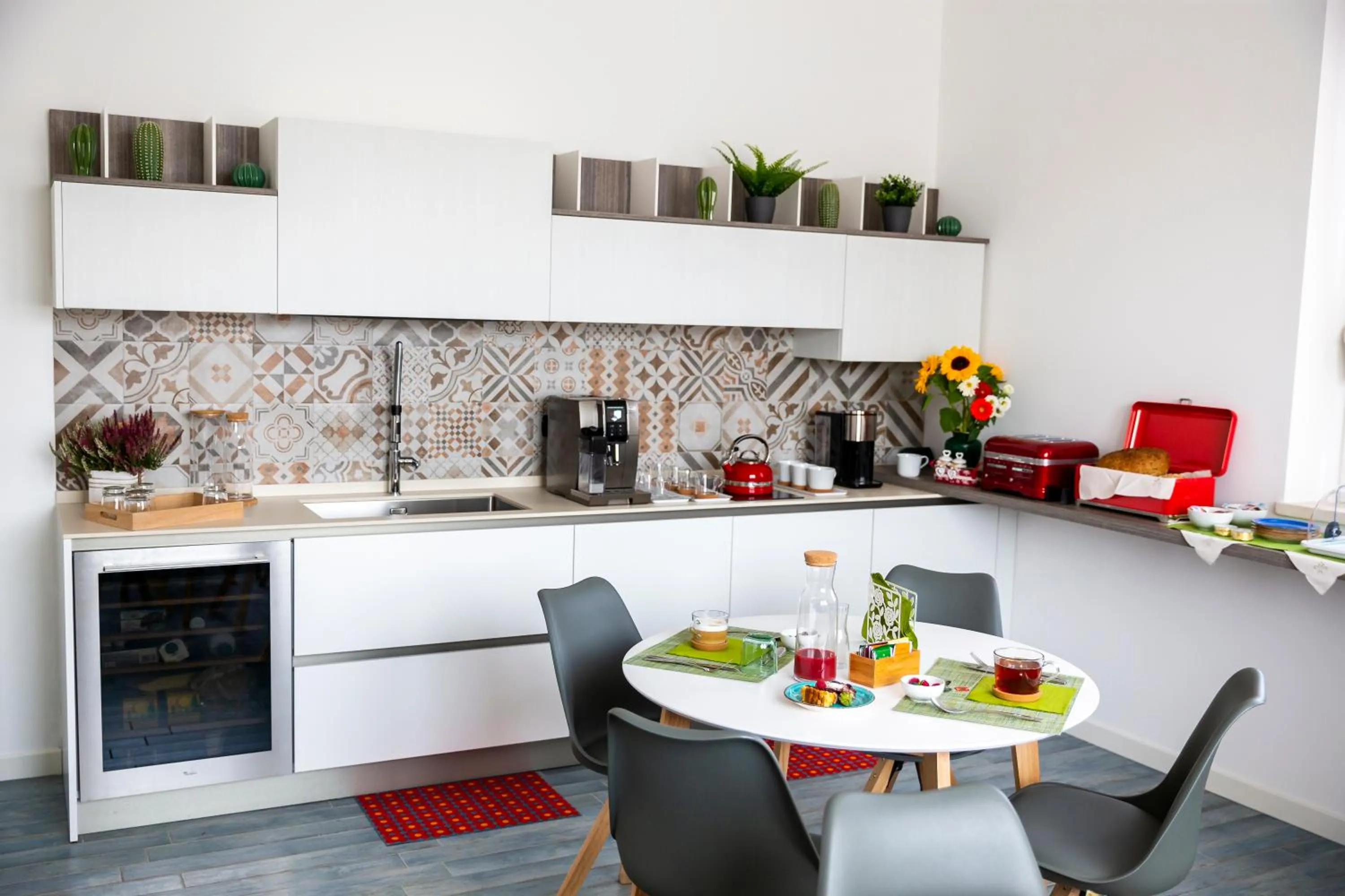 Communal kitchen in Casa Ananda