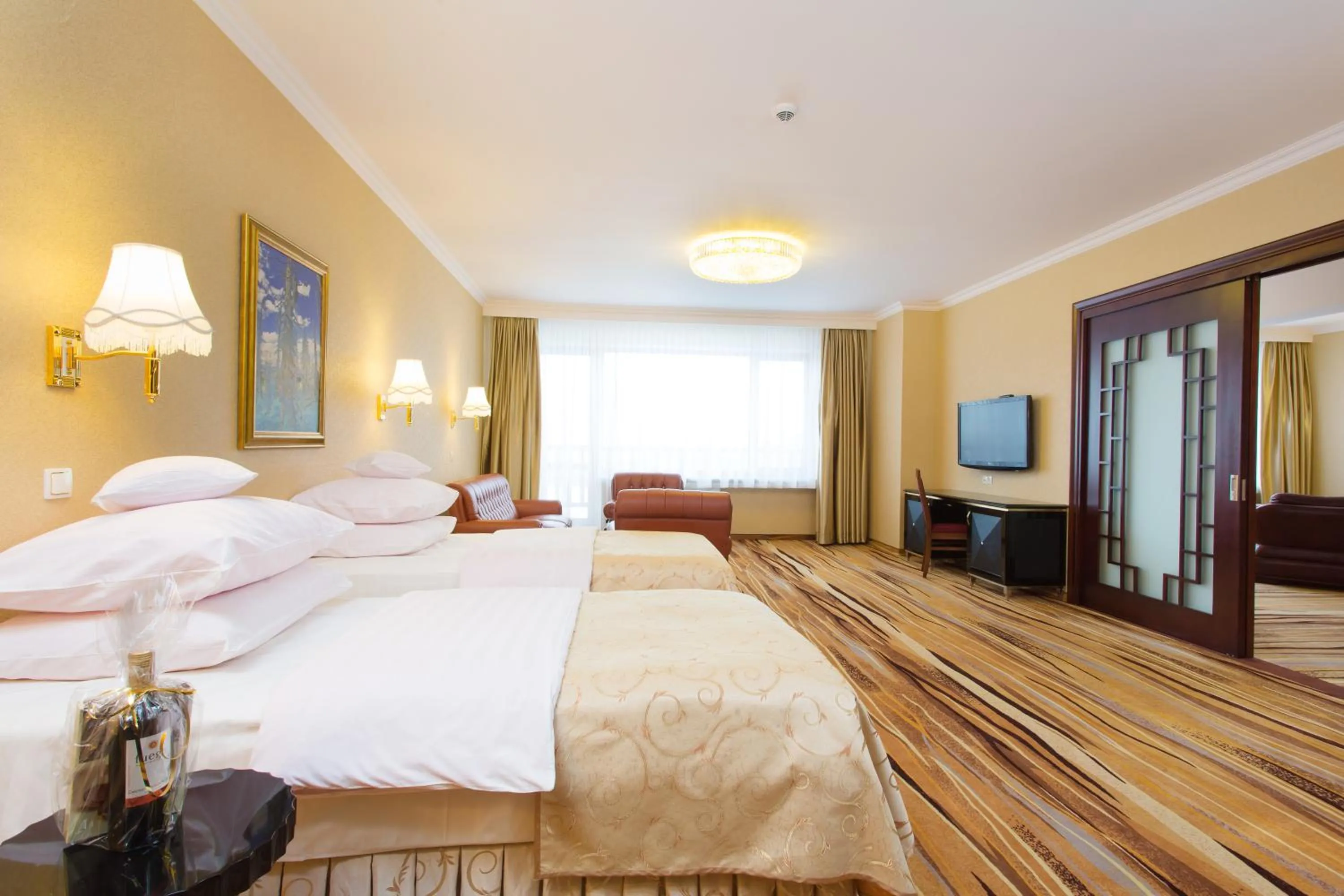 Photo of the whole room, Bed in Hotel Gołębiewski Karpacz