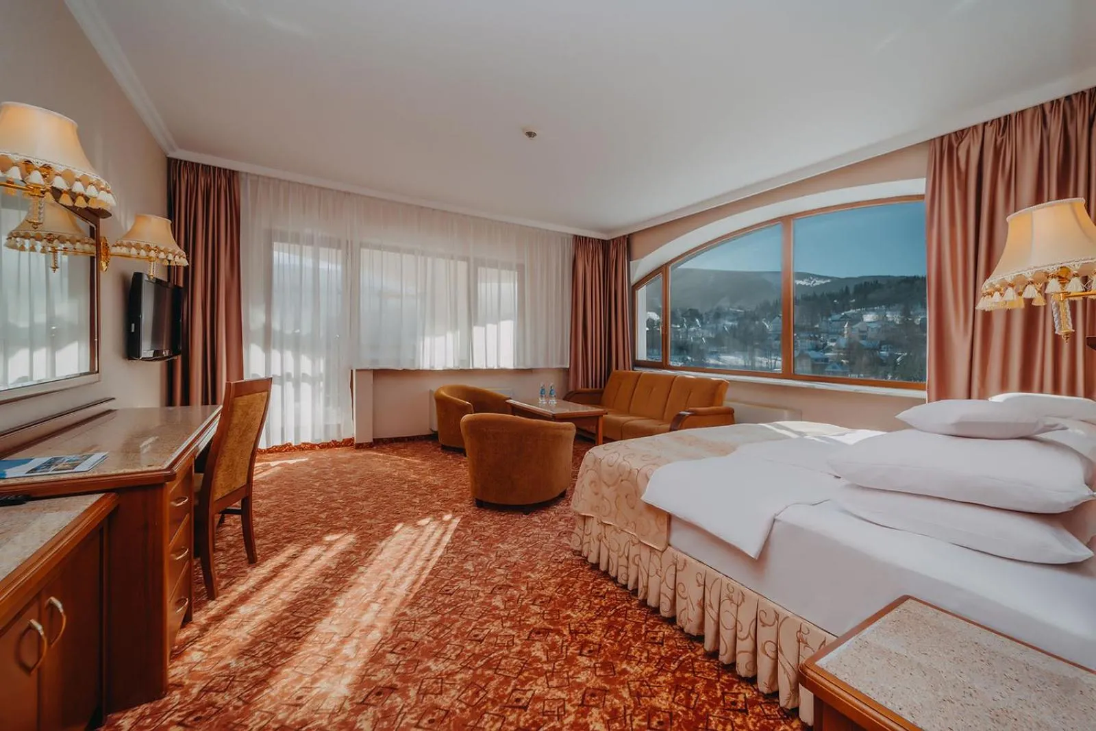 Photo of the whole room, Bed in Hotel Gołębiewski Karpacz