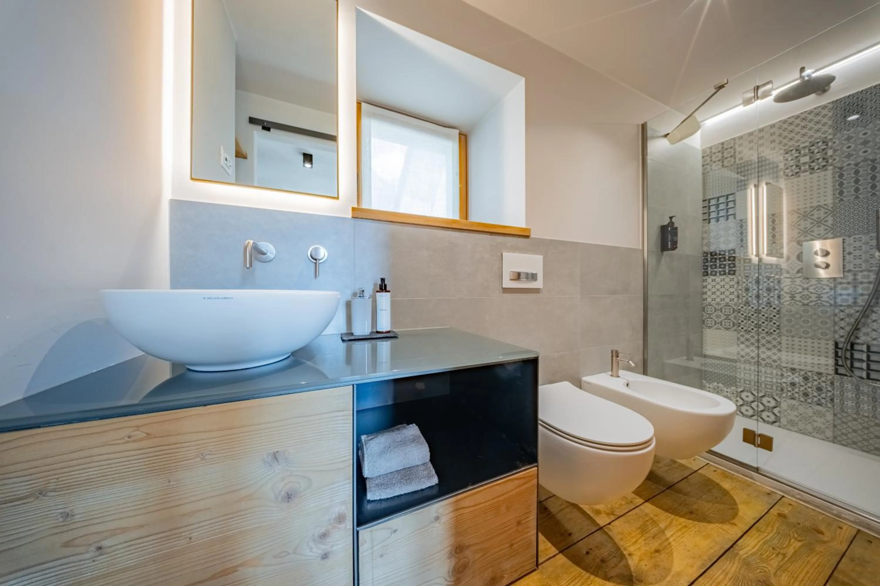 Shower in Casa Pasini-Foresteria