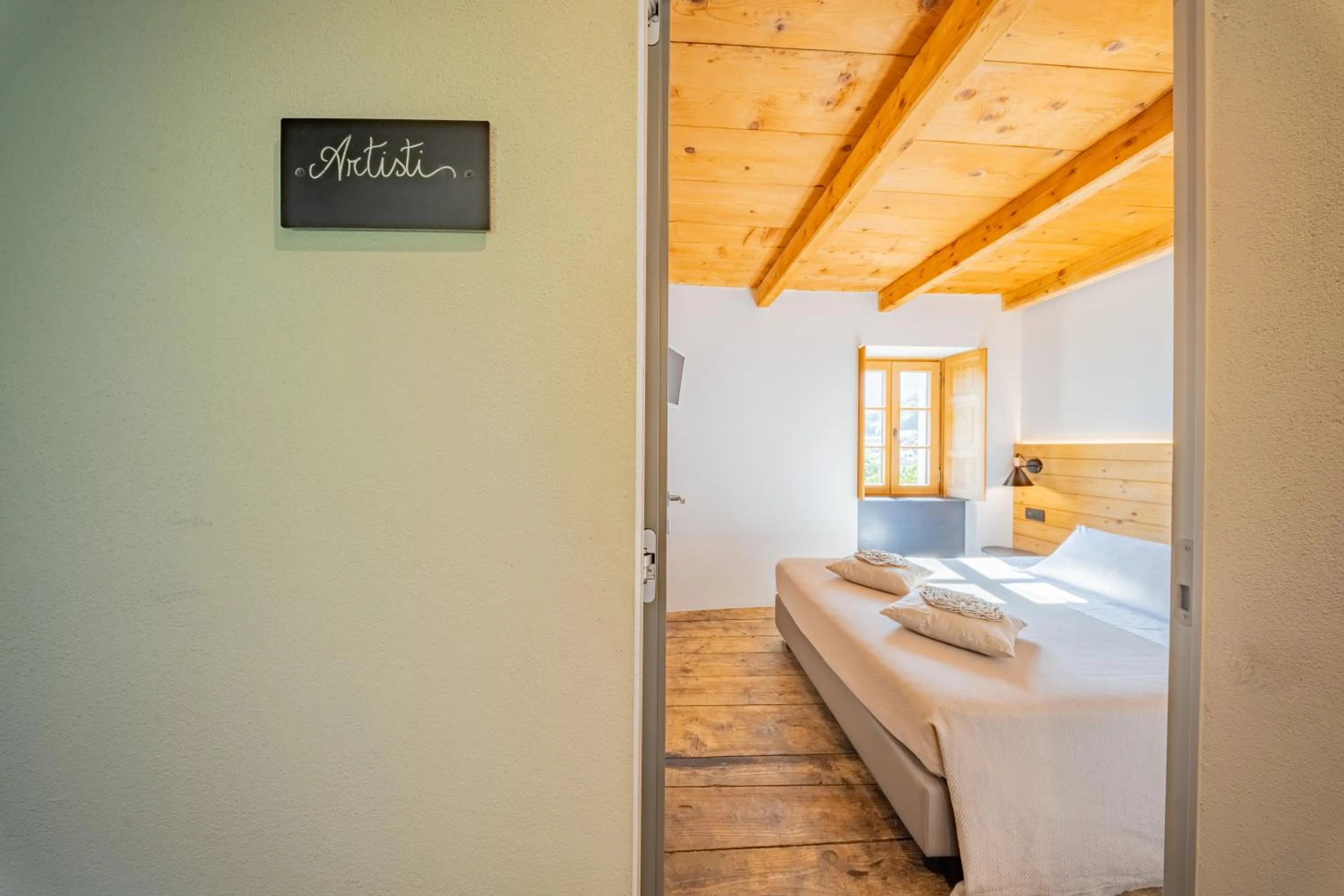 Bed in Casa Pasini-Foresteria