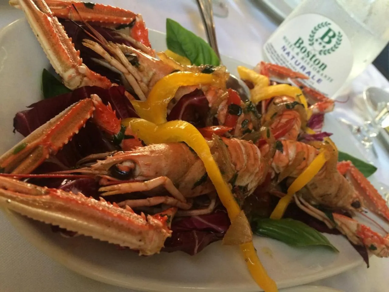 Food close-up in Motel Boston