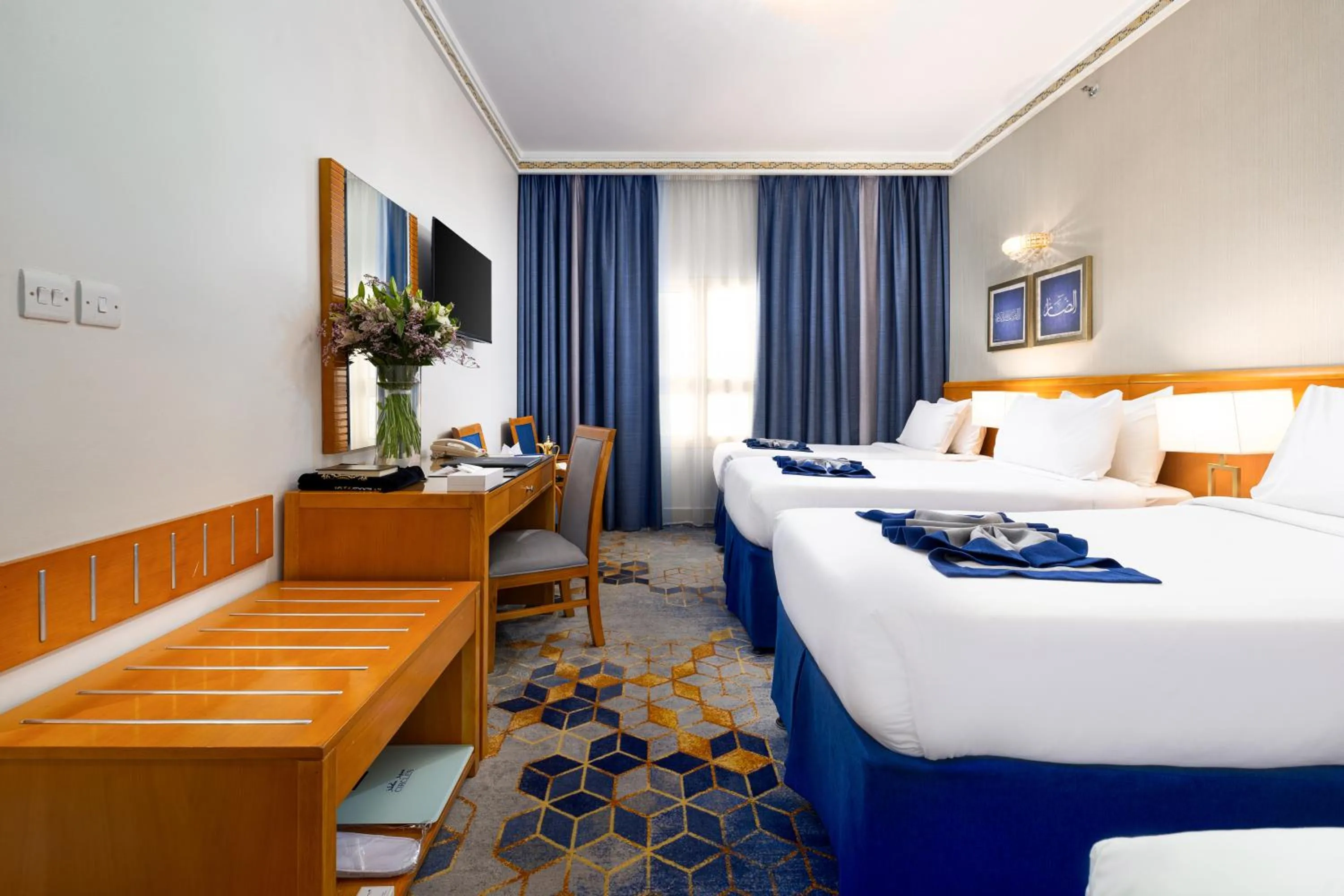 Bedroom, Bed in Emaar Grand Hotel