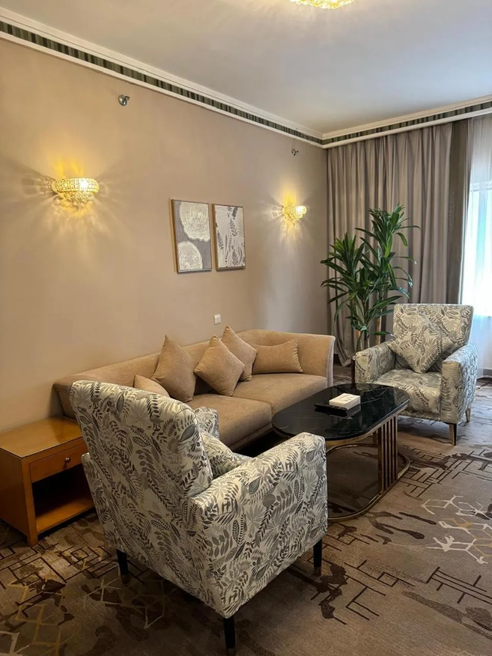 Living room in Emaar Grand Hotel