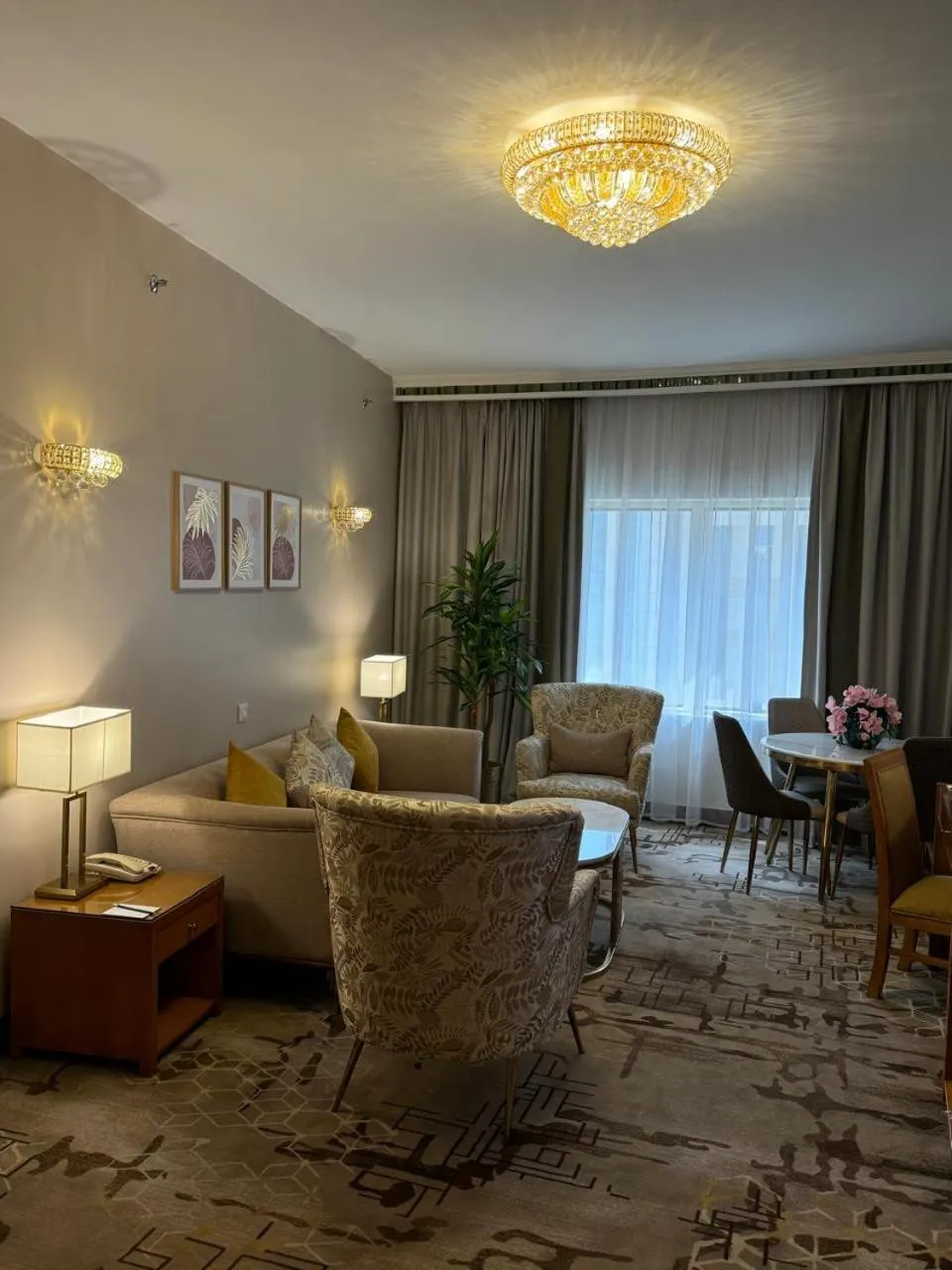 Living room in Emaar Grand Hotel