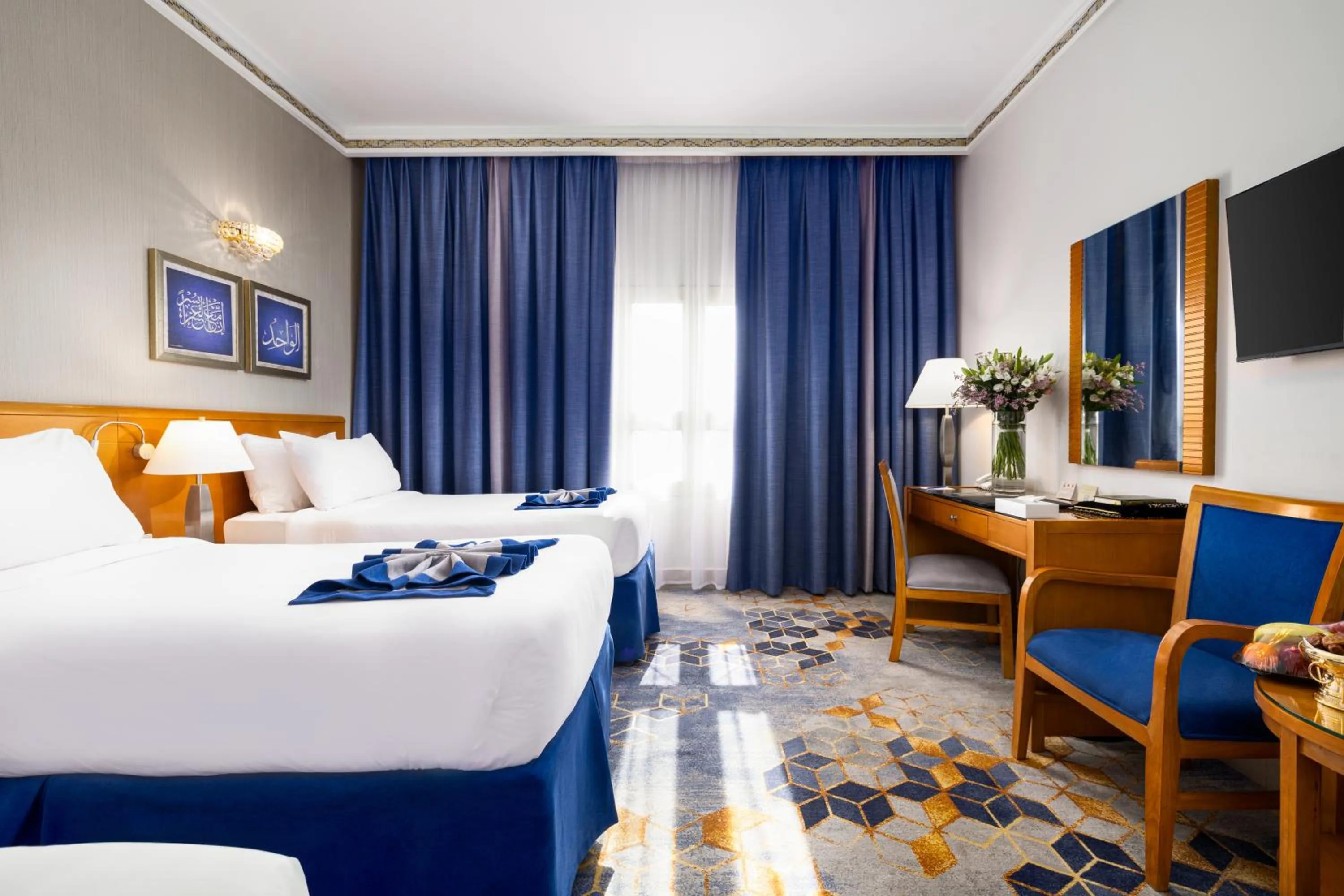 Bedroom, Bed in Emaar Grand Hotel