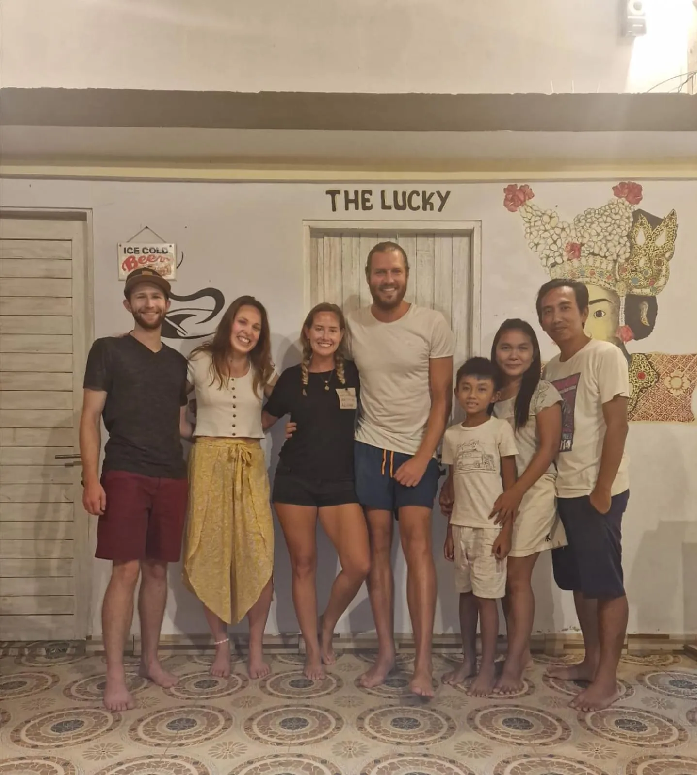 People in The Lucky Cottage
