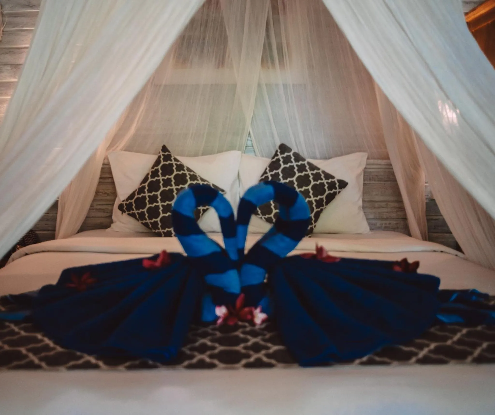 Bed in The Lucky Cottage