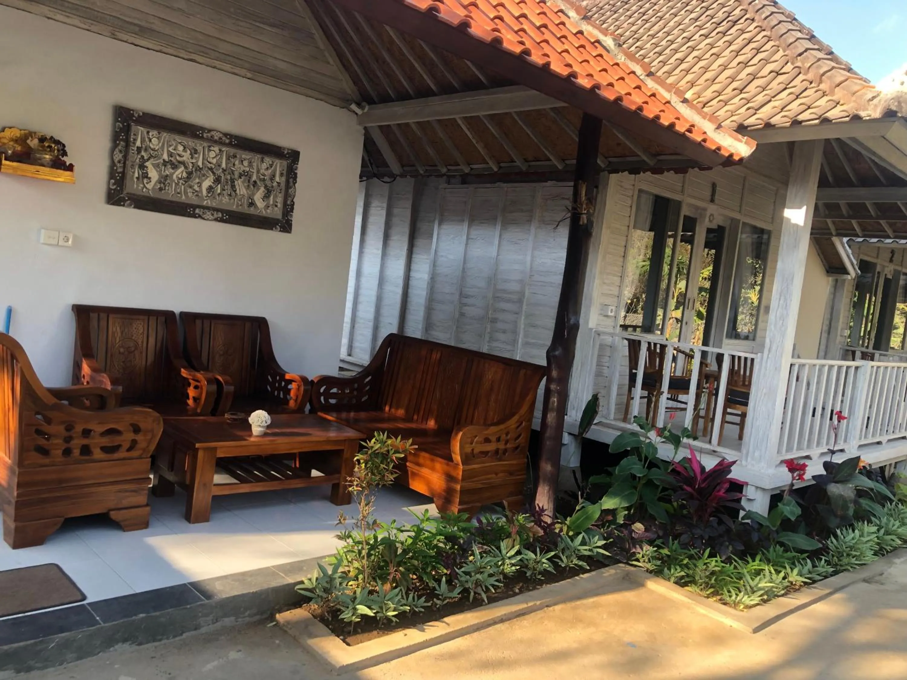 Seating area in The Lucky Cottage