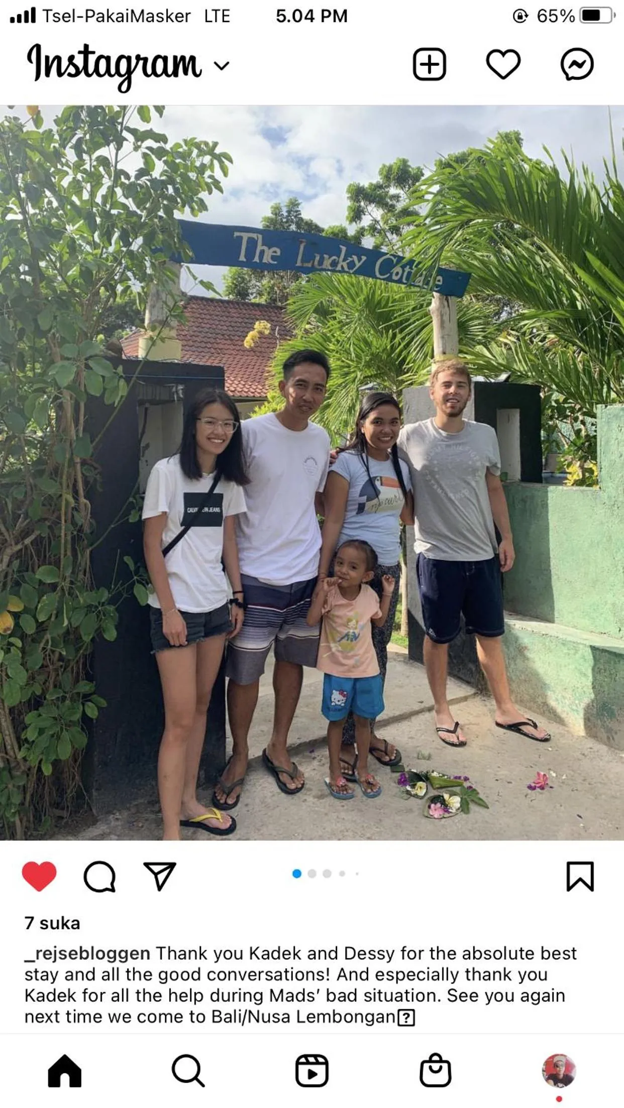 People in The Lucky Cottage