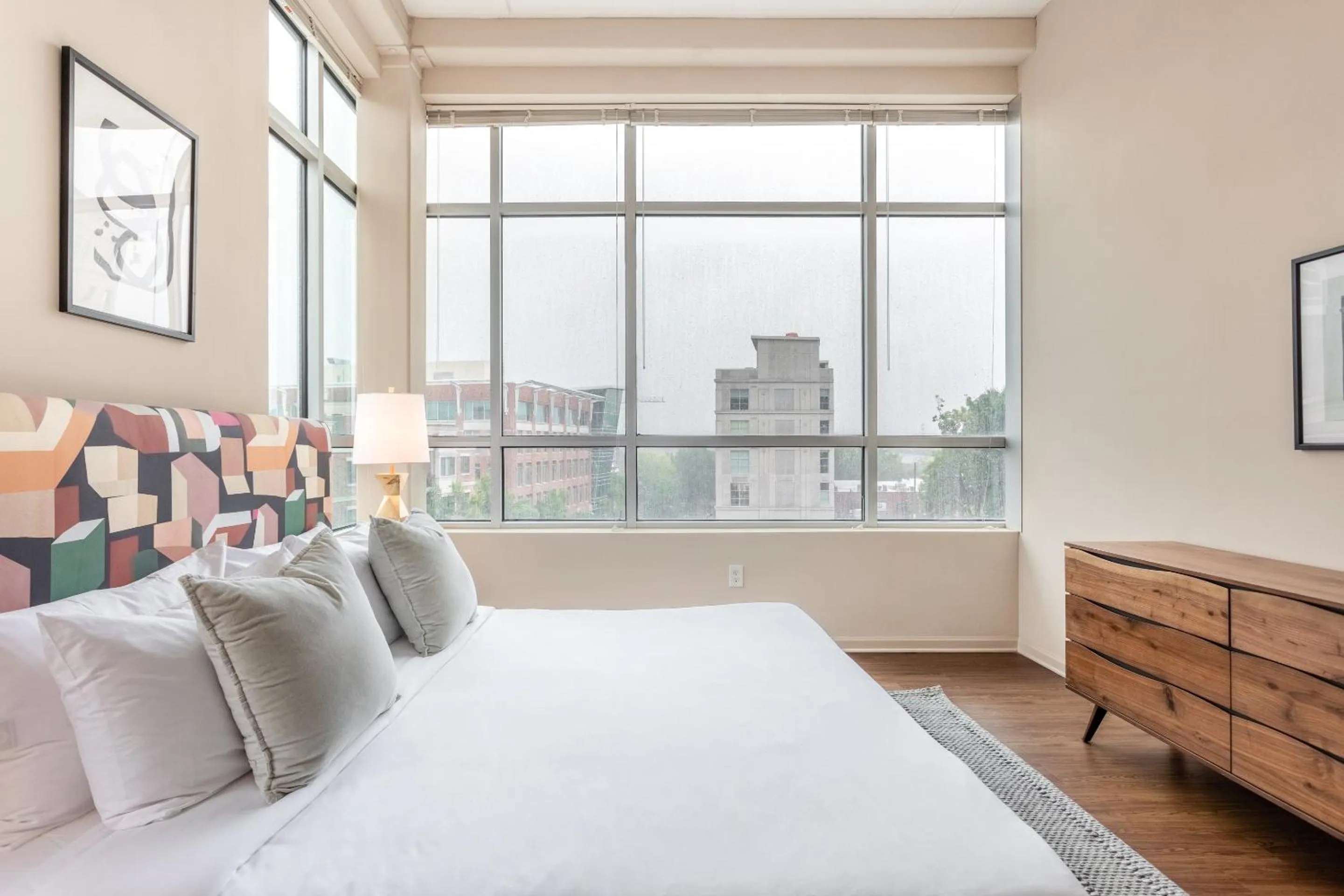 Bed in Mint House Greenville Downtown By Kasa