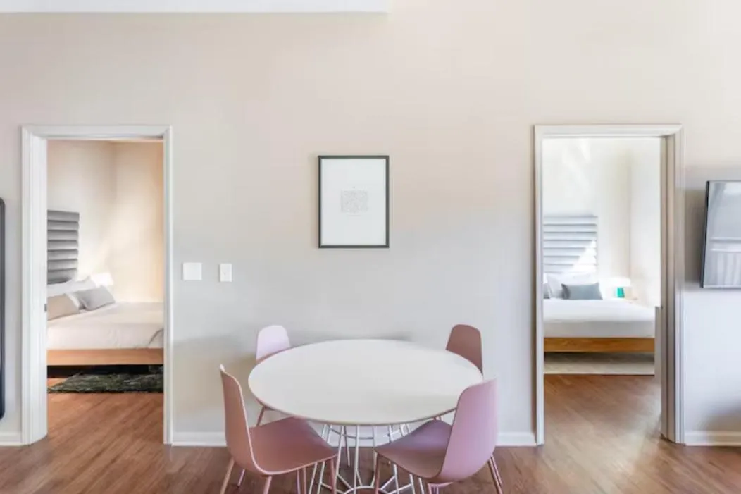 Bed in Mint House Greenville - Downtown