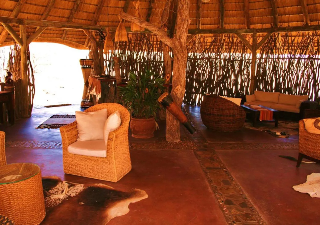 Lounge or bar in Khowarib Lodge