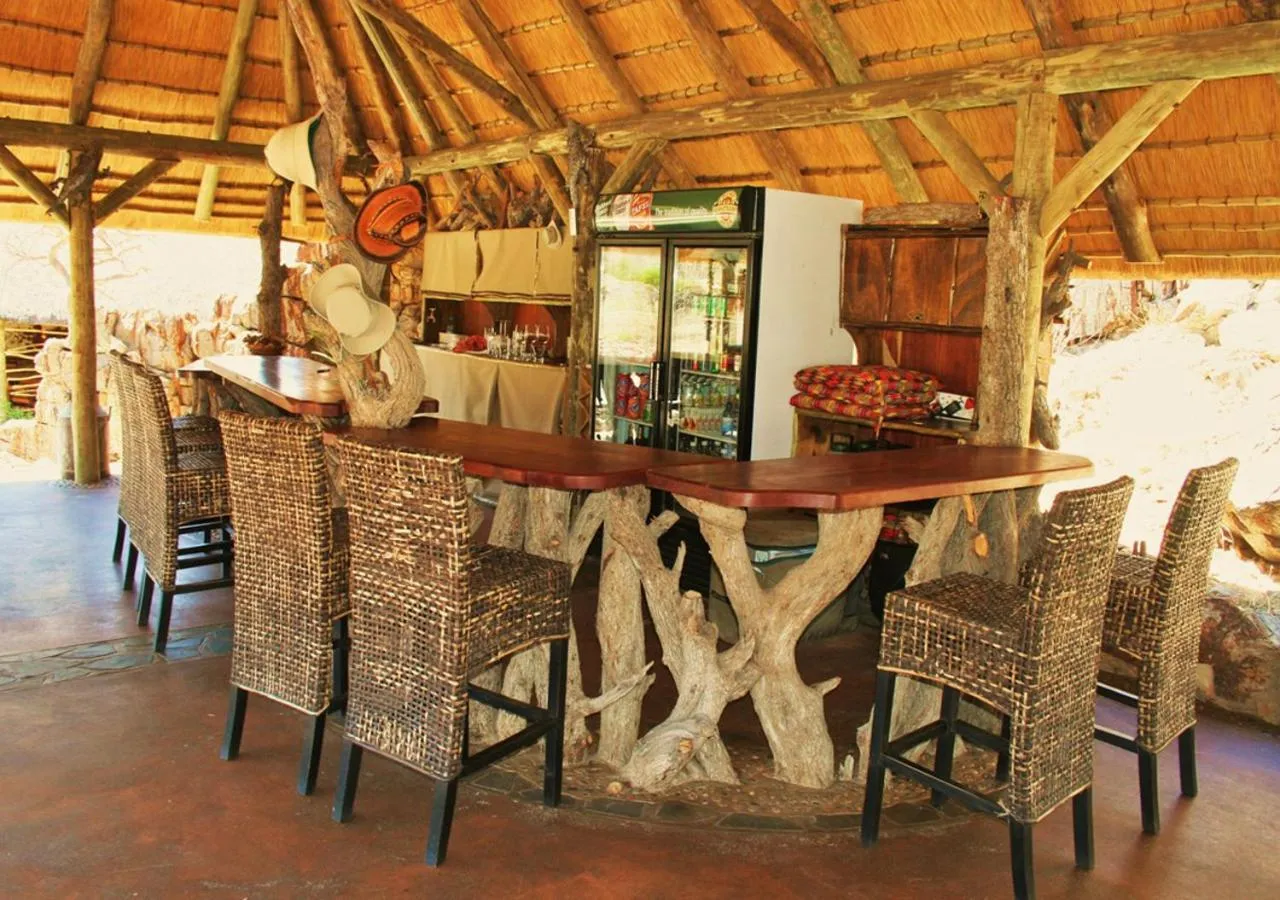 Lounge or bar in Khowarib Lodge