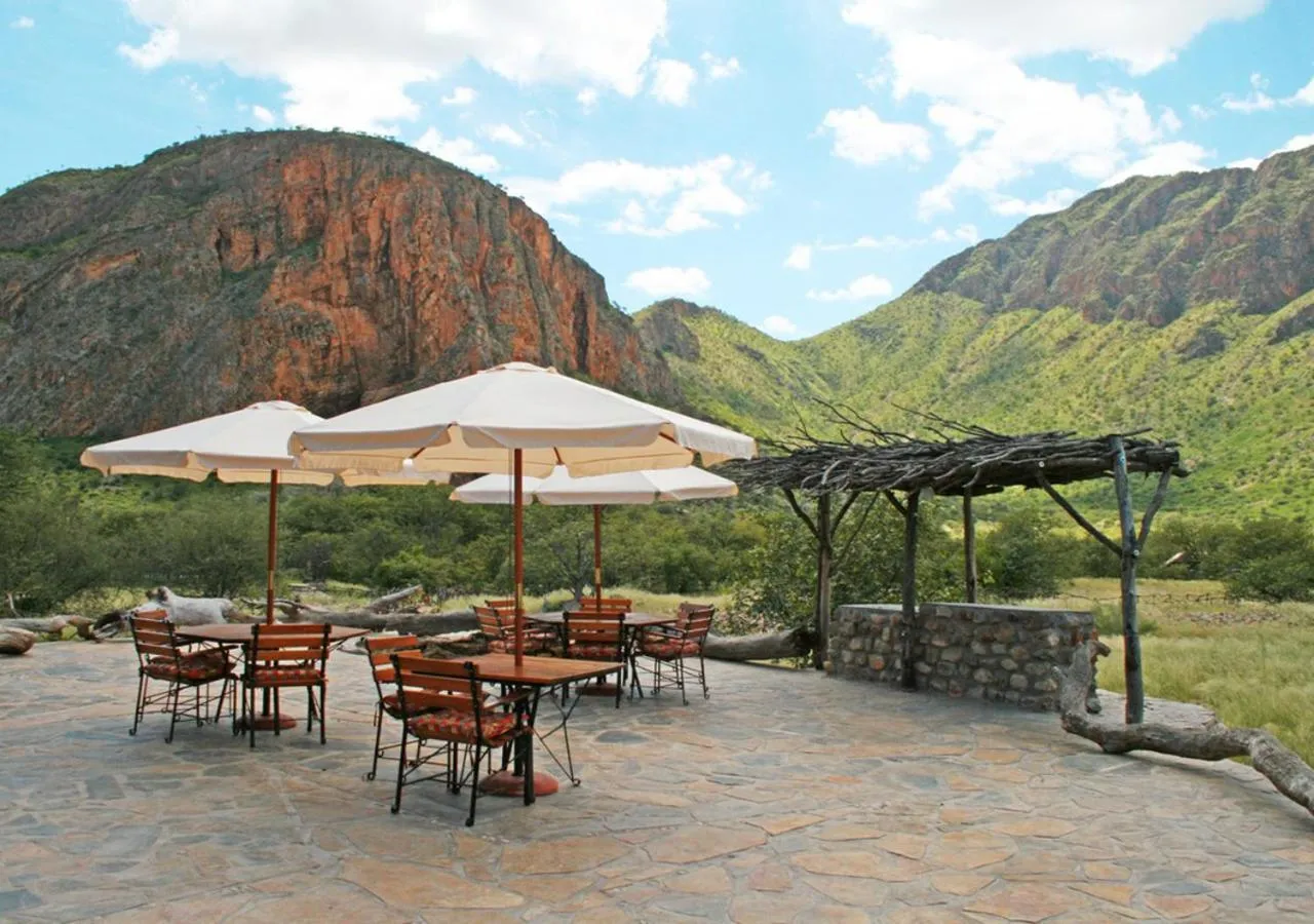 Patio in Khowarib Lodge