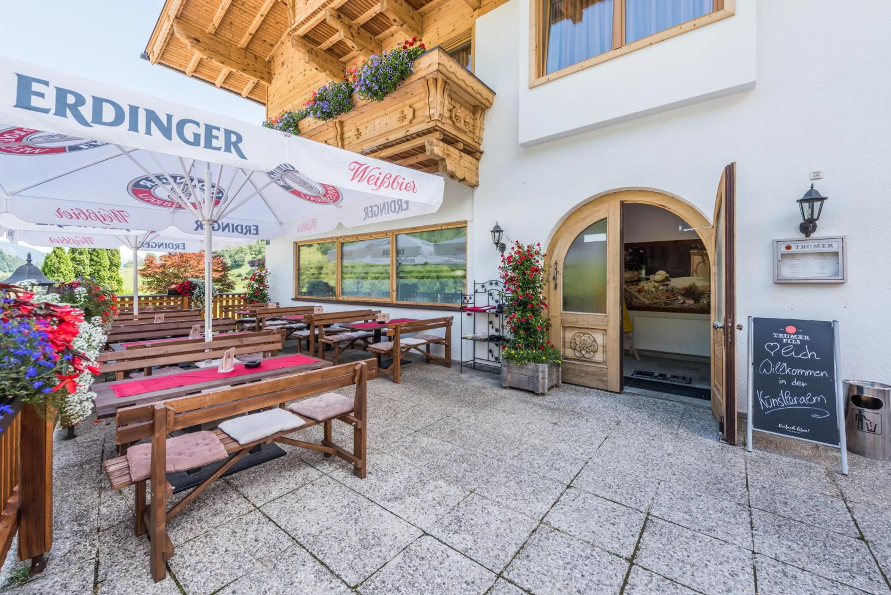 Balcony/Terrace in Hotel Künstleralm
