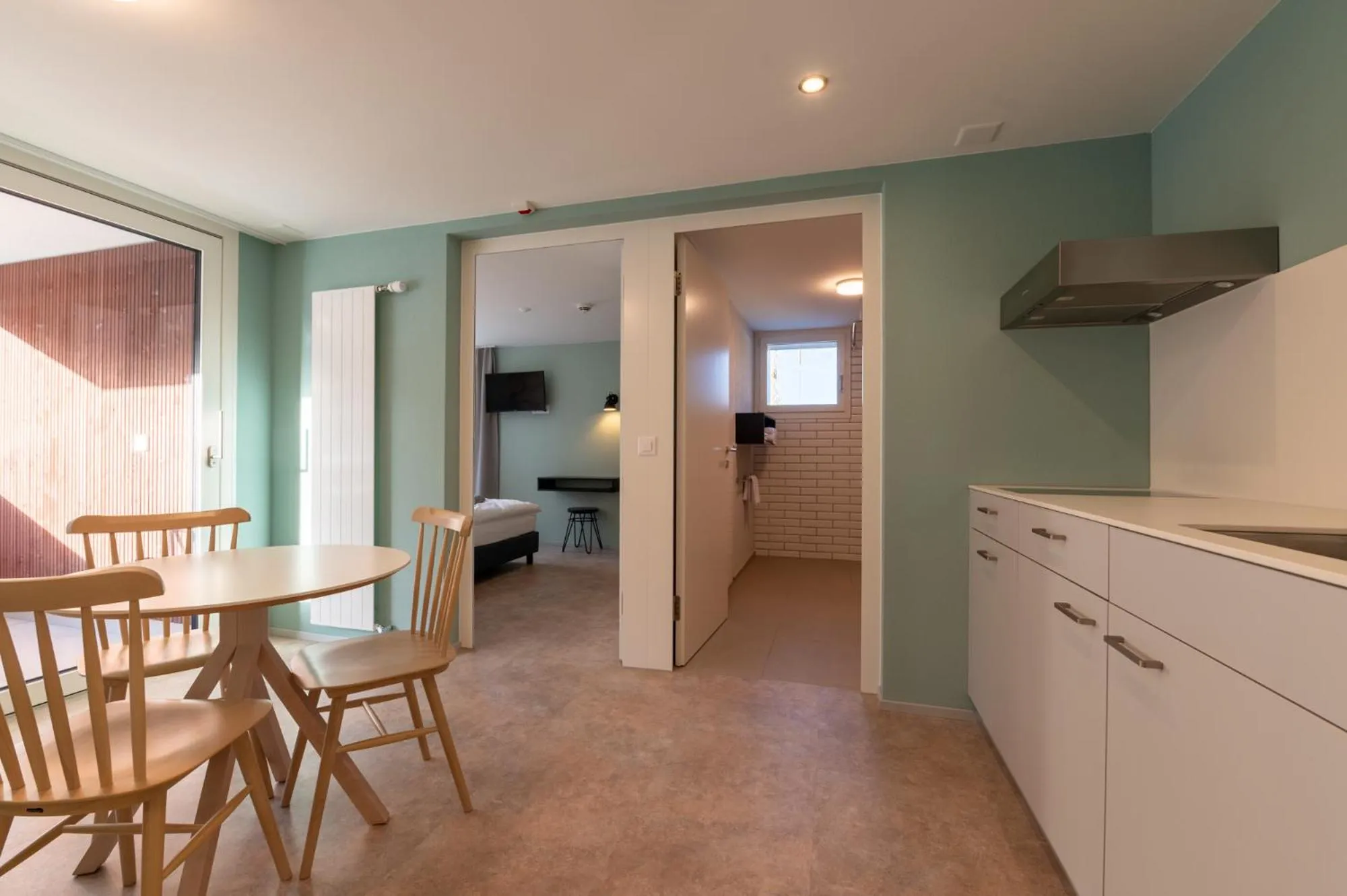 Kitchen or kitchenette in Emma's B&B - Self Check-in Hotel