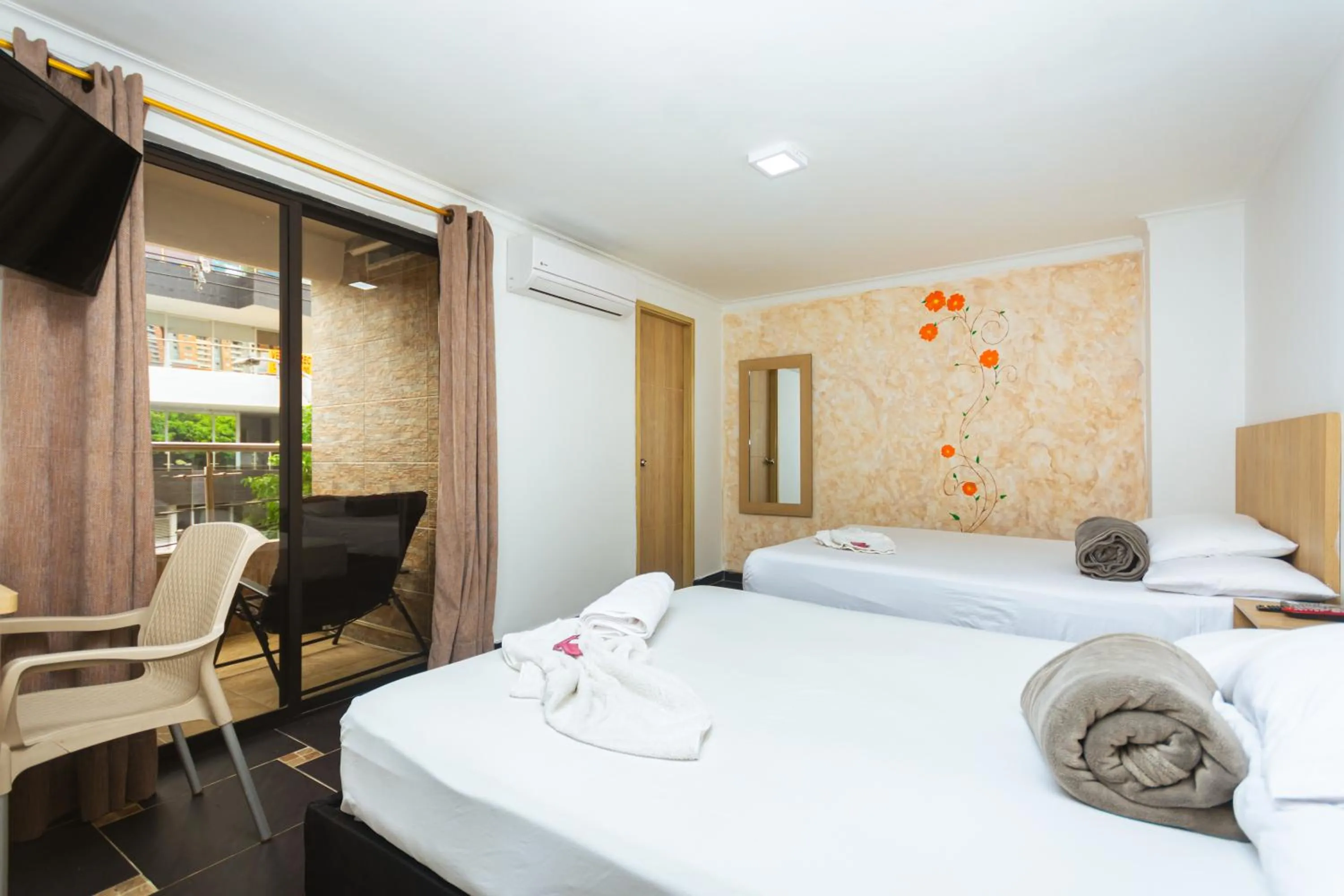 Bed in Hotel Colores Boutique