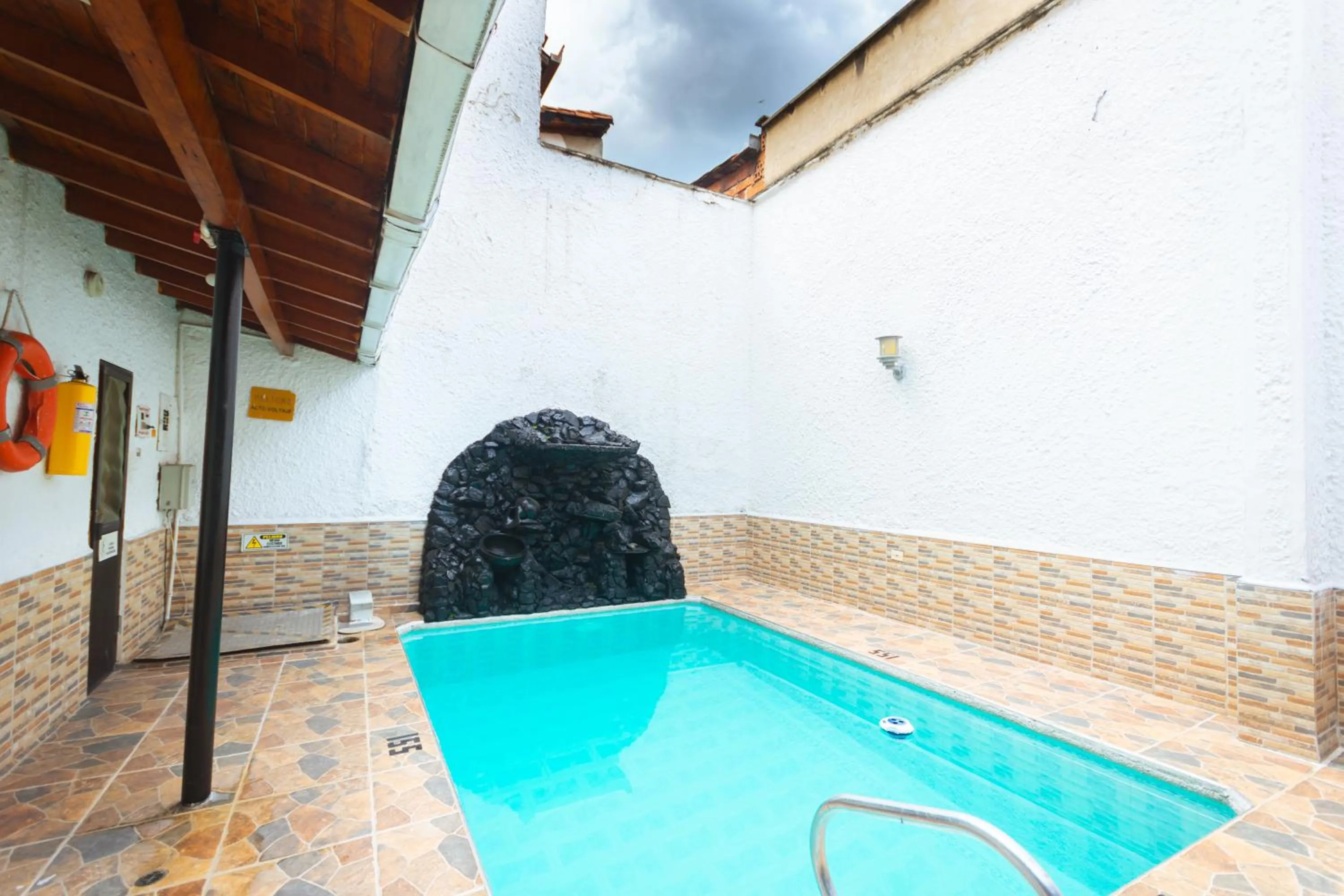 Pool view in Hotel Colores Boutique
