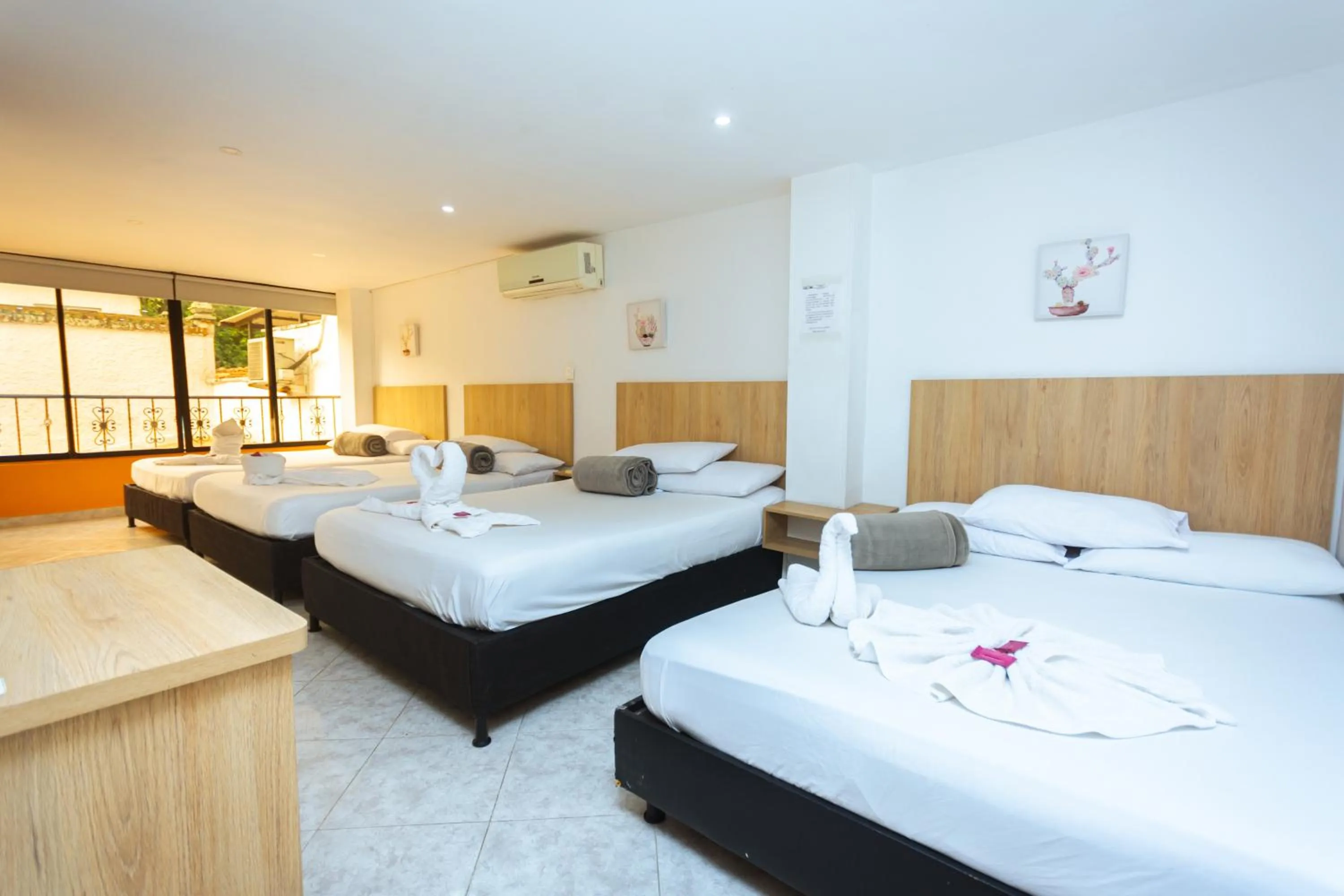 Bed in Hotel Colores Boutique