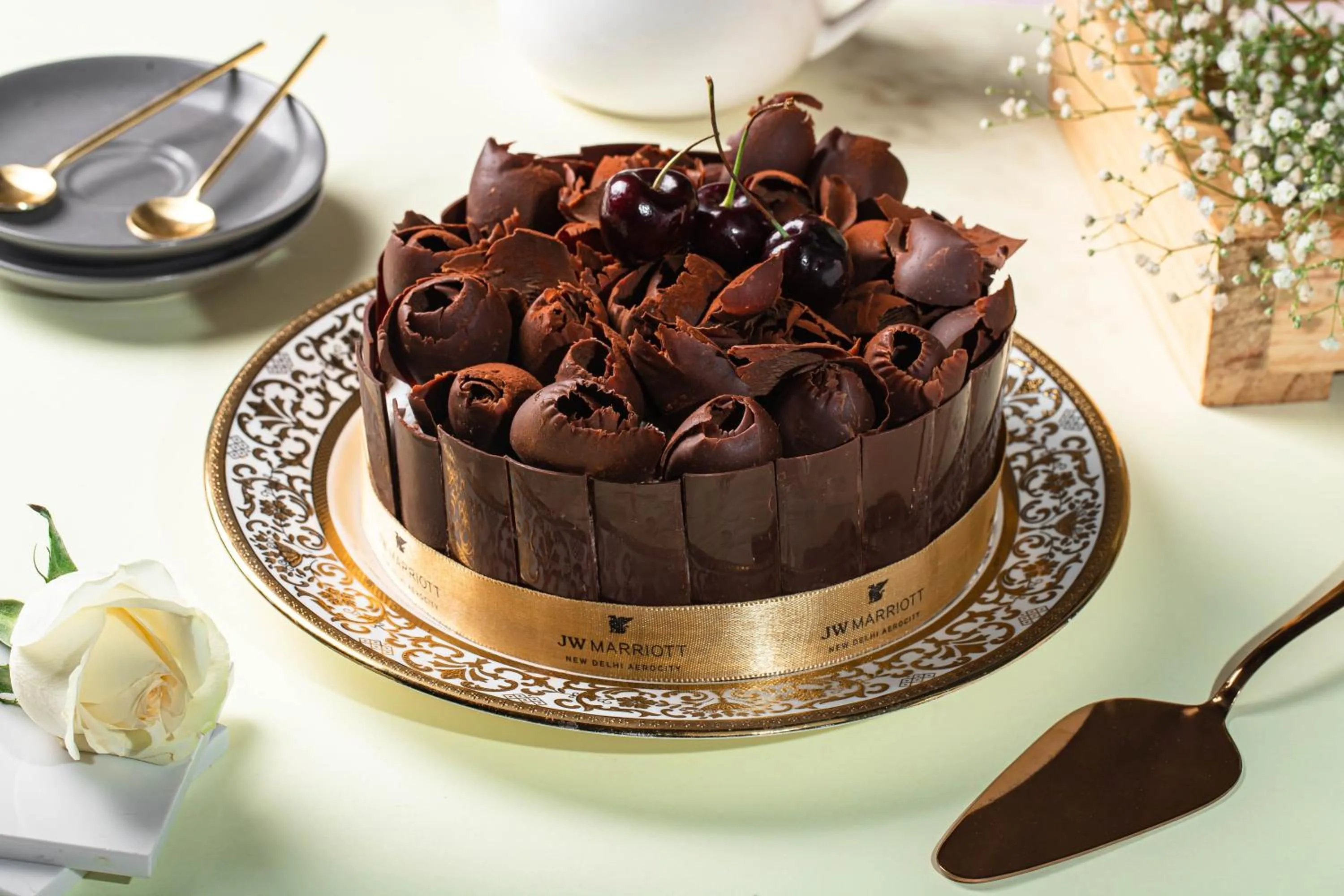 Food close-up in JW Marriott Hotel New Delhi Aerocity