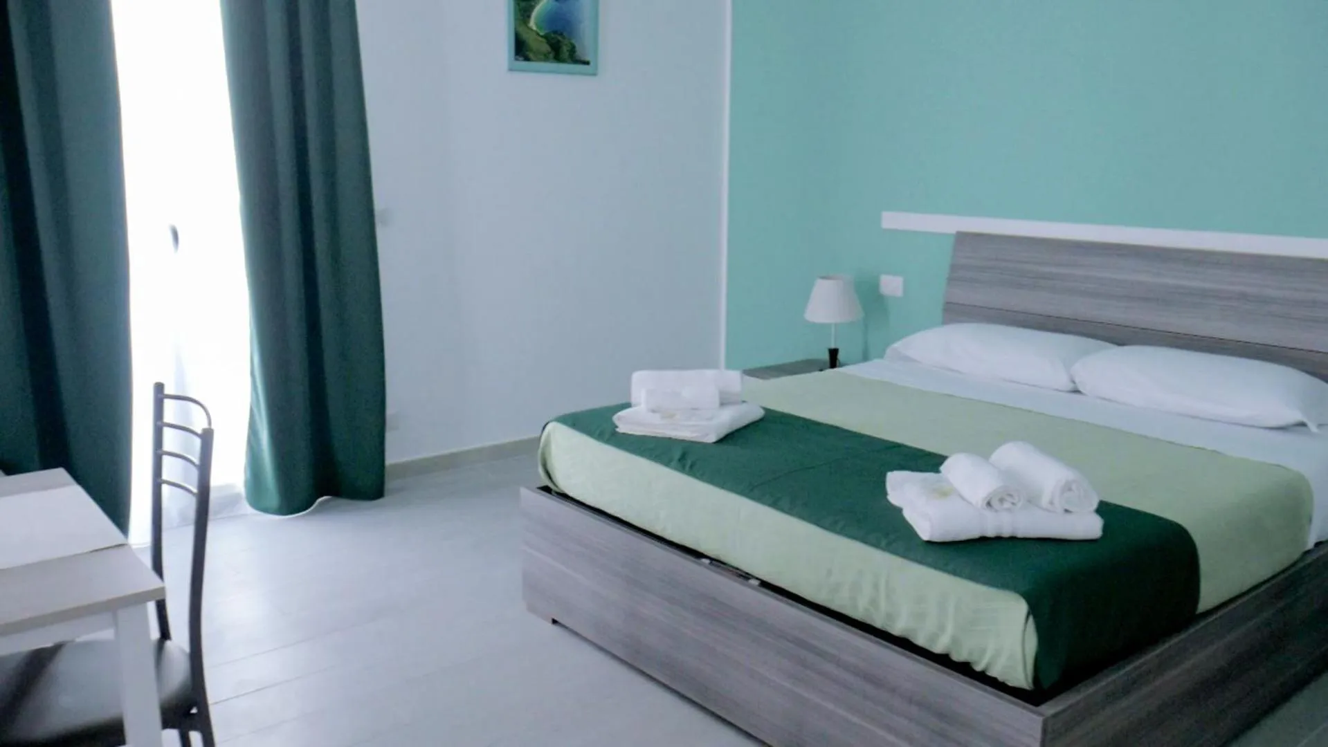 Bed in Naxos Laguna Beach