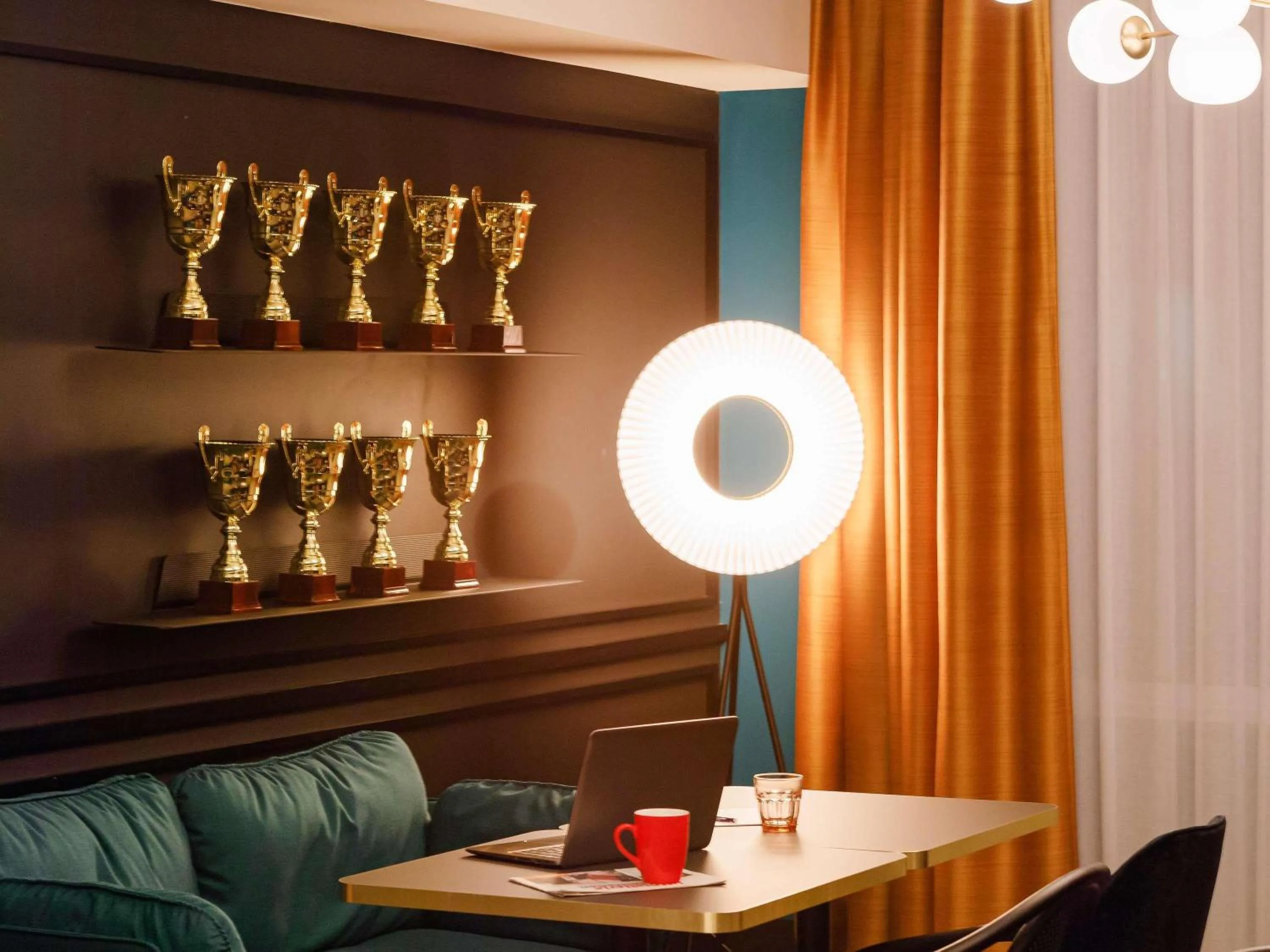 Seating area in Mercure Lyon Centre Saxe Lafayette