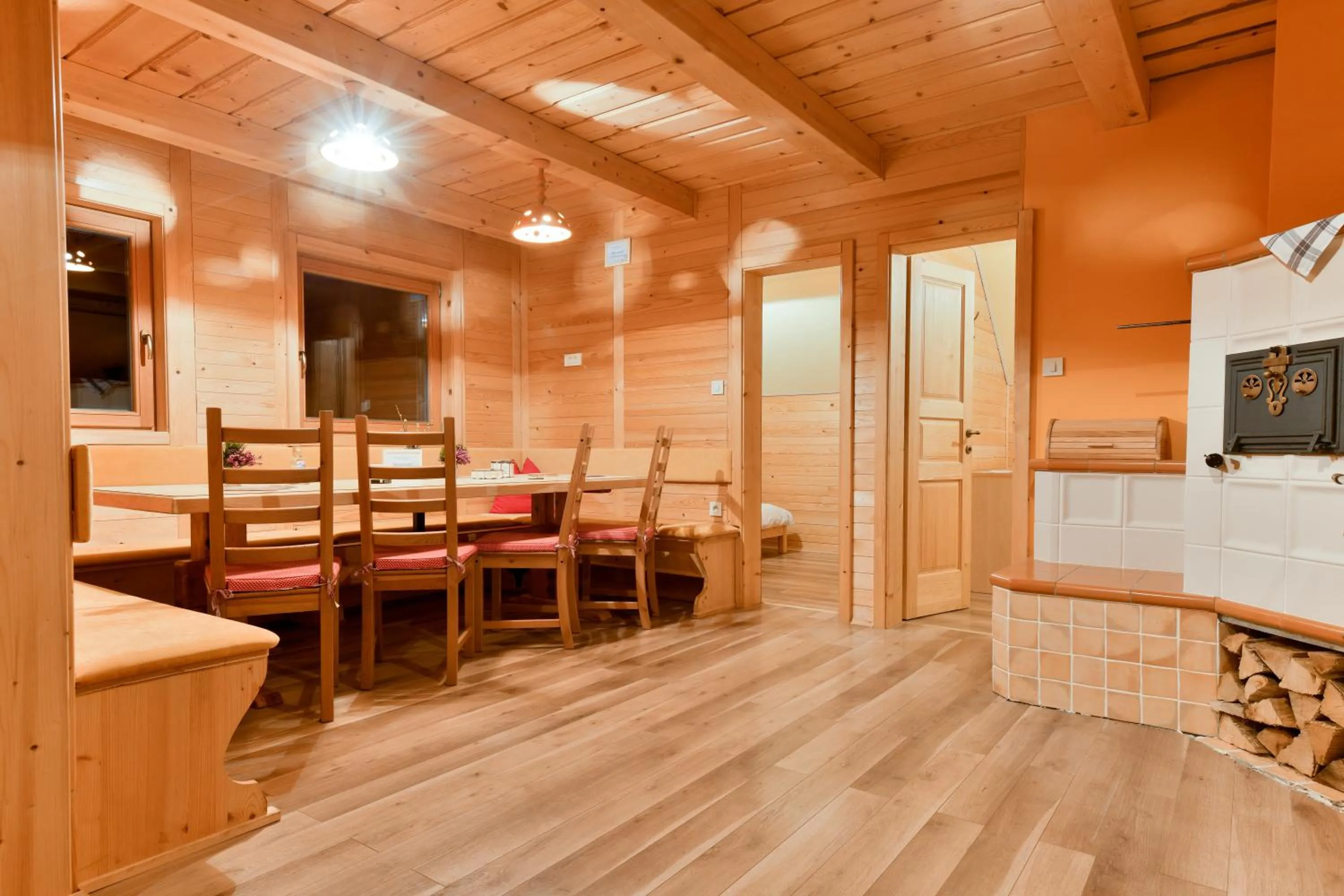 Dining area in Koča Zlatorog - Velika planina