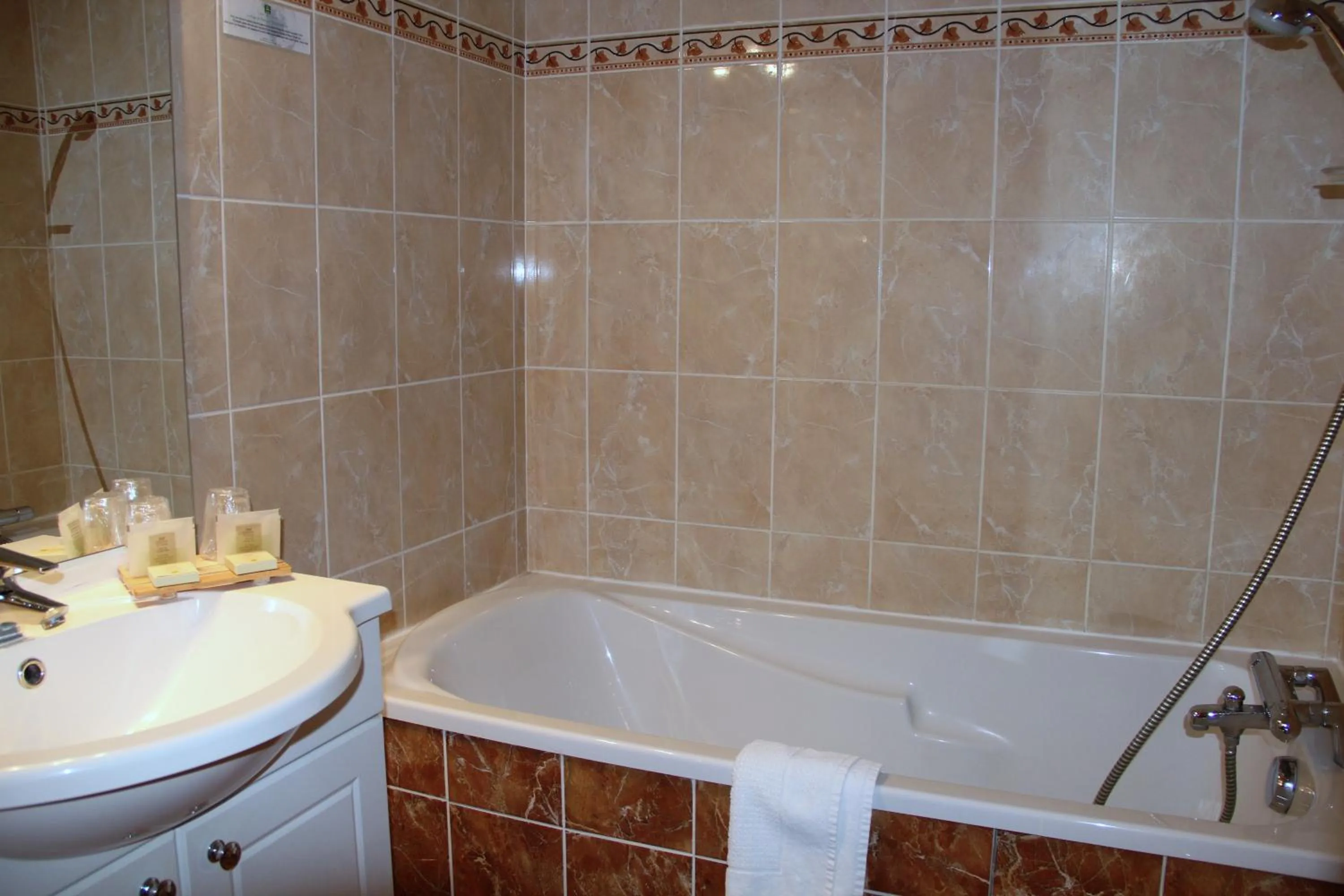 Bathroom in Logis Des Trois Maures