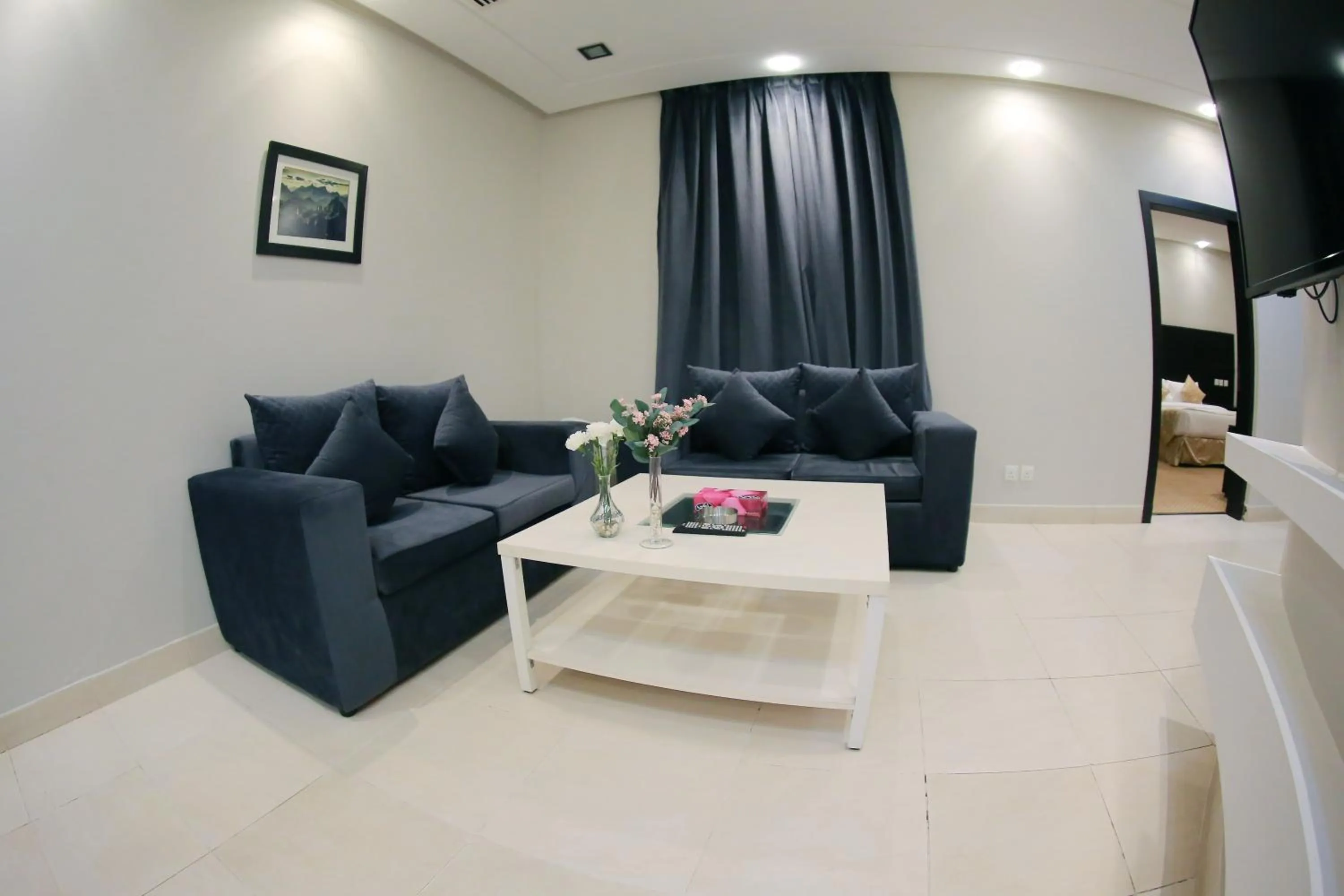 Seating area in Rahty Home Hotel Apartments