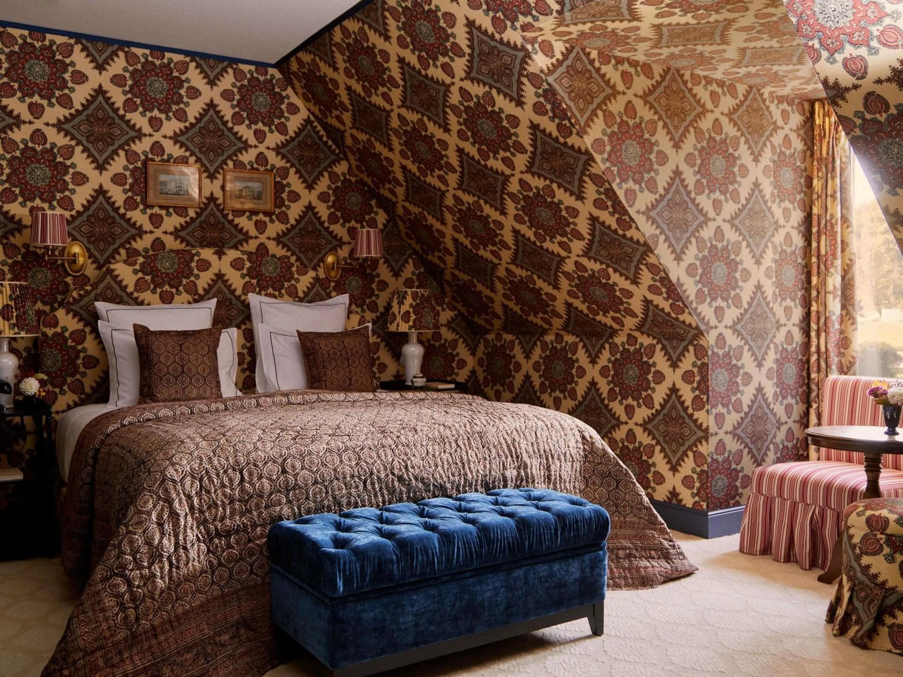 Bedroom, Bed in Abbaye Des Vaux De Cernay